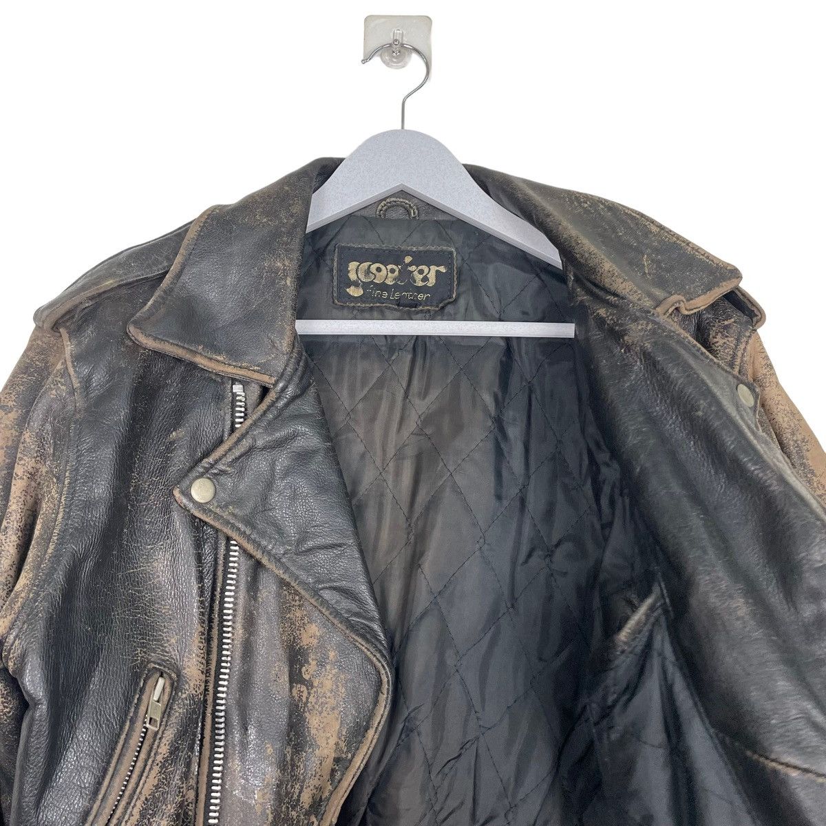 Japanese Brand × Vintage 💥60s SCOOTER TRASHED INSPIRED PERFECTO SCHOTT Size US M / EU 48-50 / 2 - 9 Thumbnail