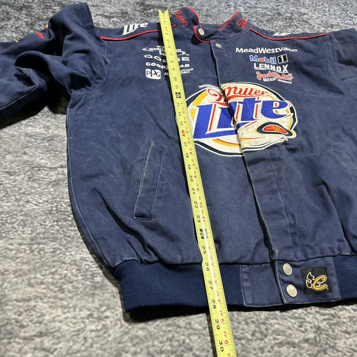 Chase Authentics VINTAGE MILLER LITE RUSTY WALLACE RACING JACKET 90s LARGE Size US L / EU 52-54 / 3 - 12 Thumbnail