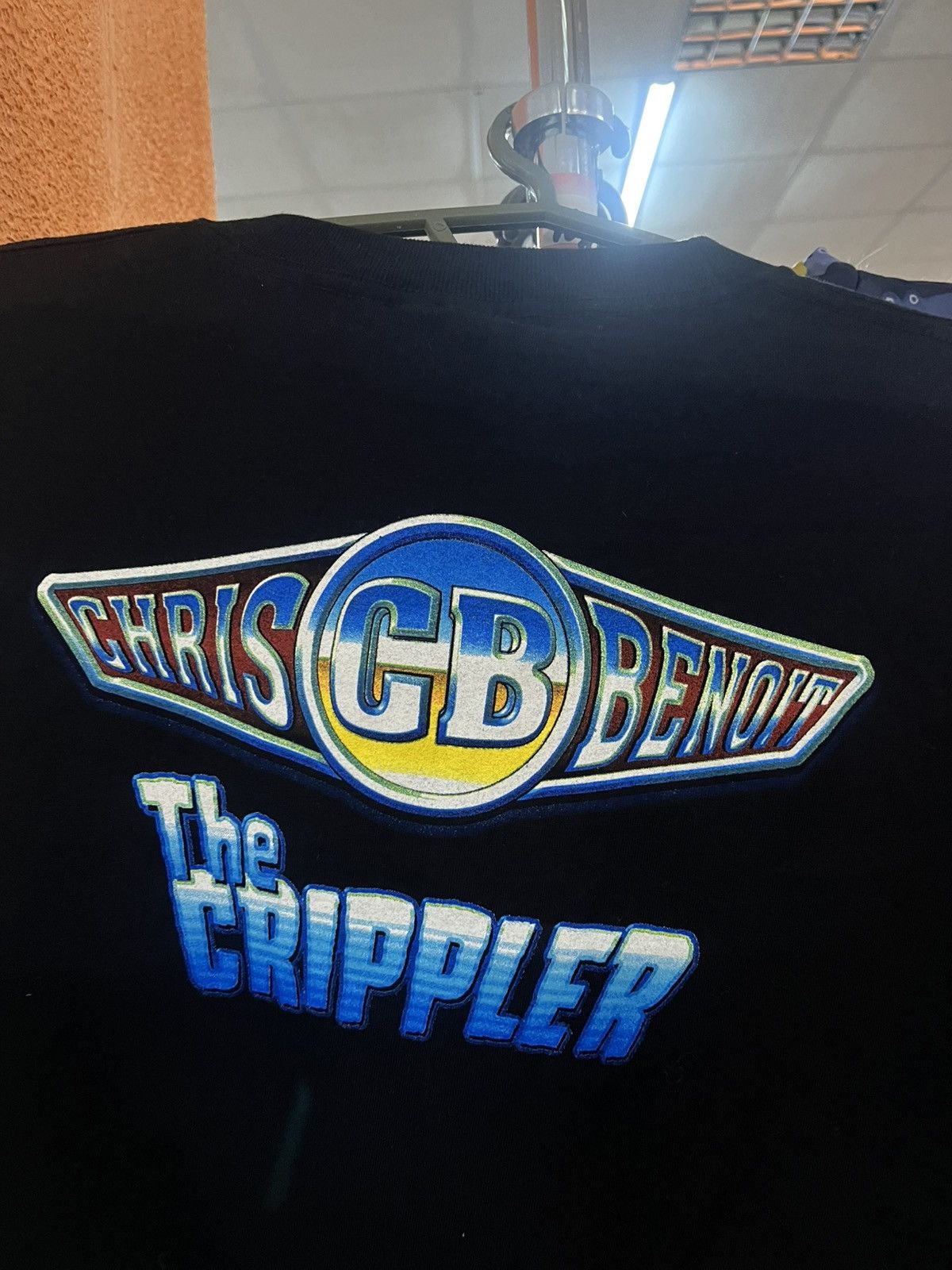 WWE Vintage Chris Benoit The Crippler Tee Size US L / EU 52-54 / 3 - 8 Thumbnail