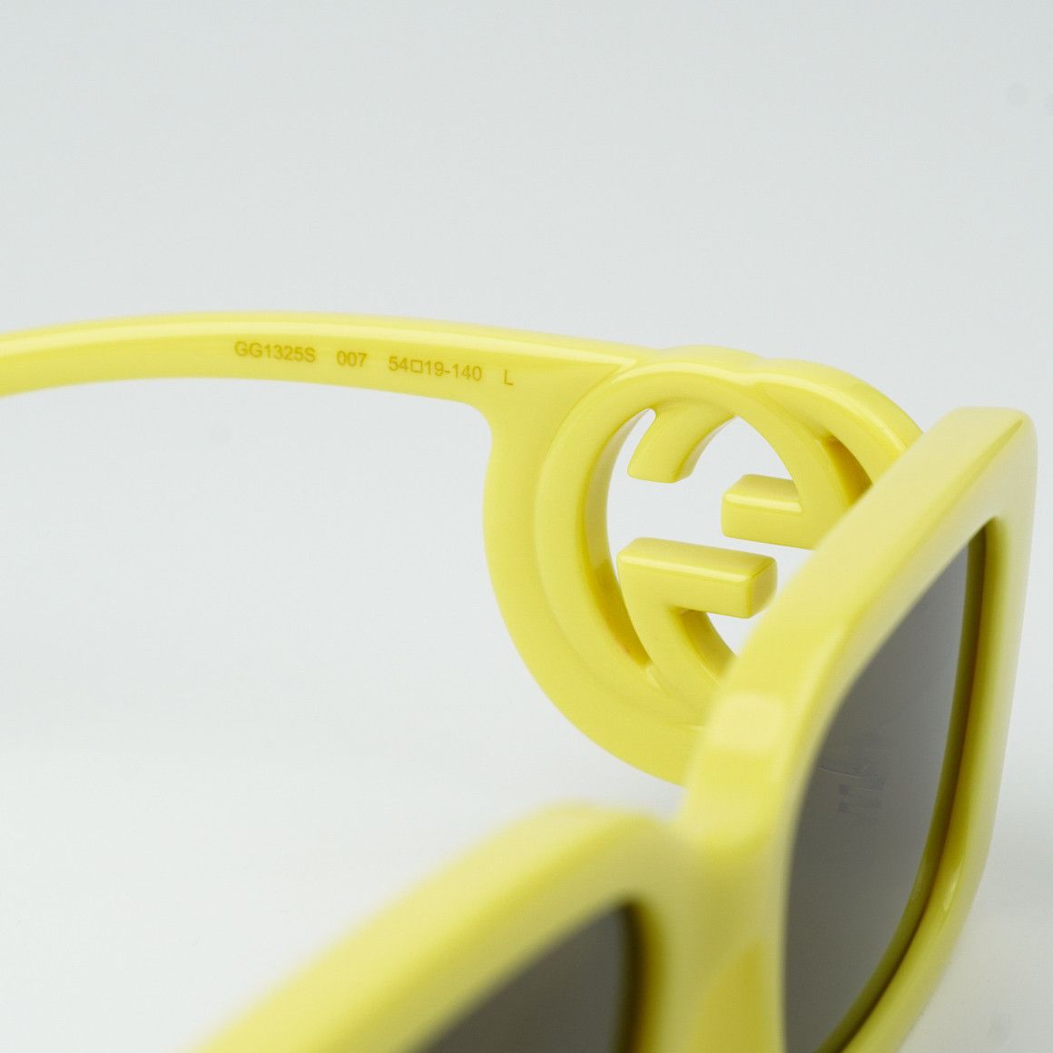 Gucci NEW Gucci GG1325S 007 Acid Yellow Brown Unisex Sunglasses Size ONE SIZE - 7 Thumbnail