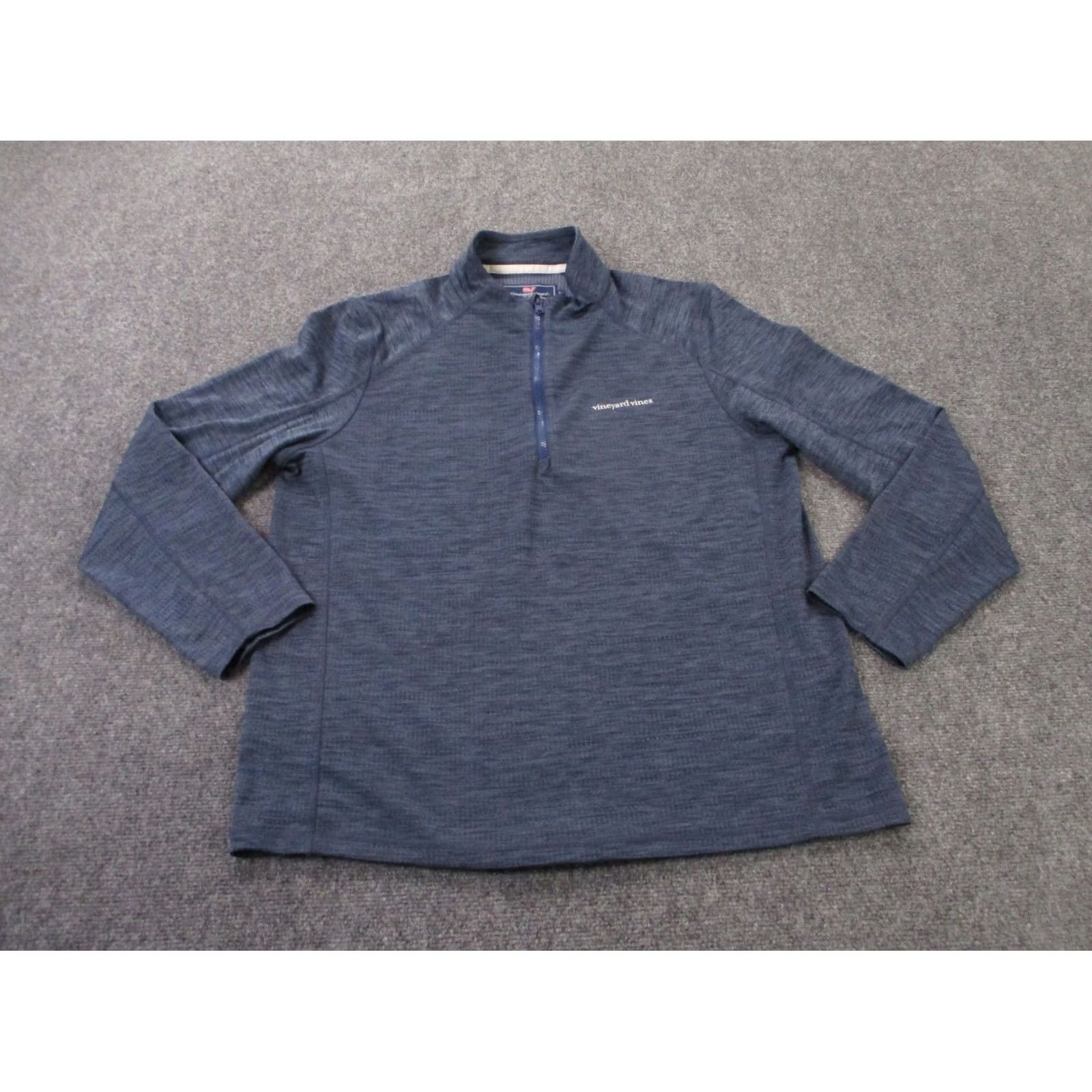 Vineyard Vines Vineyard Vines Jacket Men L Windbreaker 1/4 Zip Thermal Blue Outdoor Casual Size US L / EU 52-54 / 3 - 2 Thumbnail