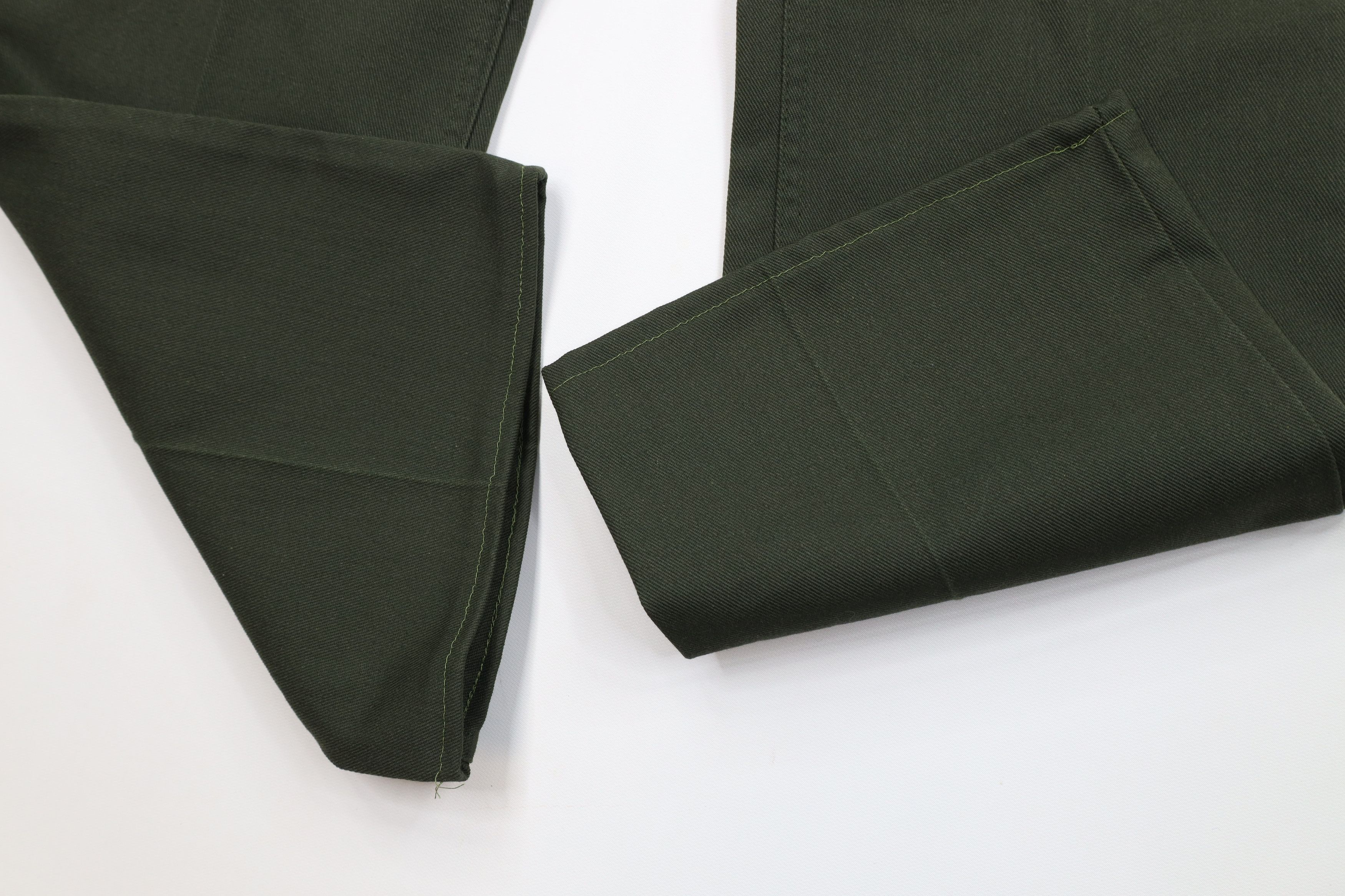 Vintage Vintage 70s Streetwear Wide Leg Bell Bottoms Jeans Green USA Size US 36 / EU 52 - 5 Thumbnail
