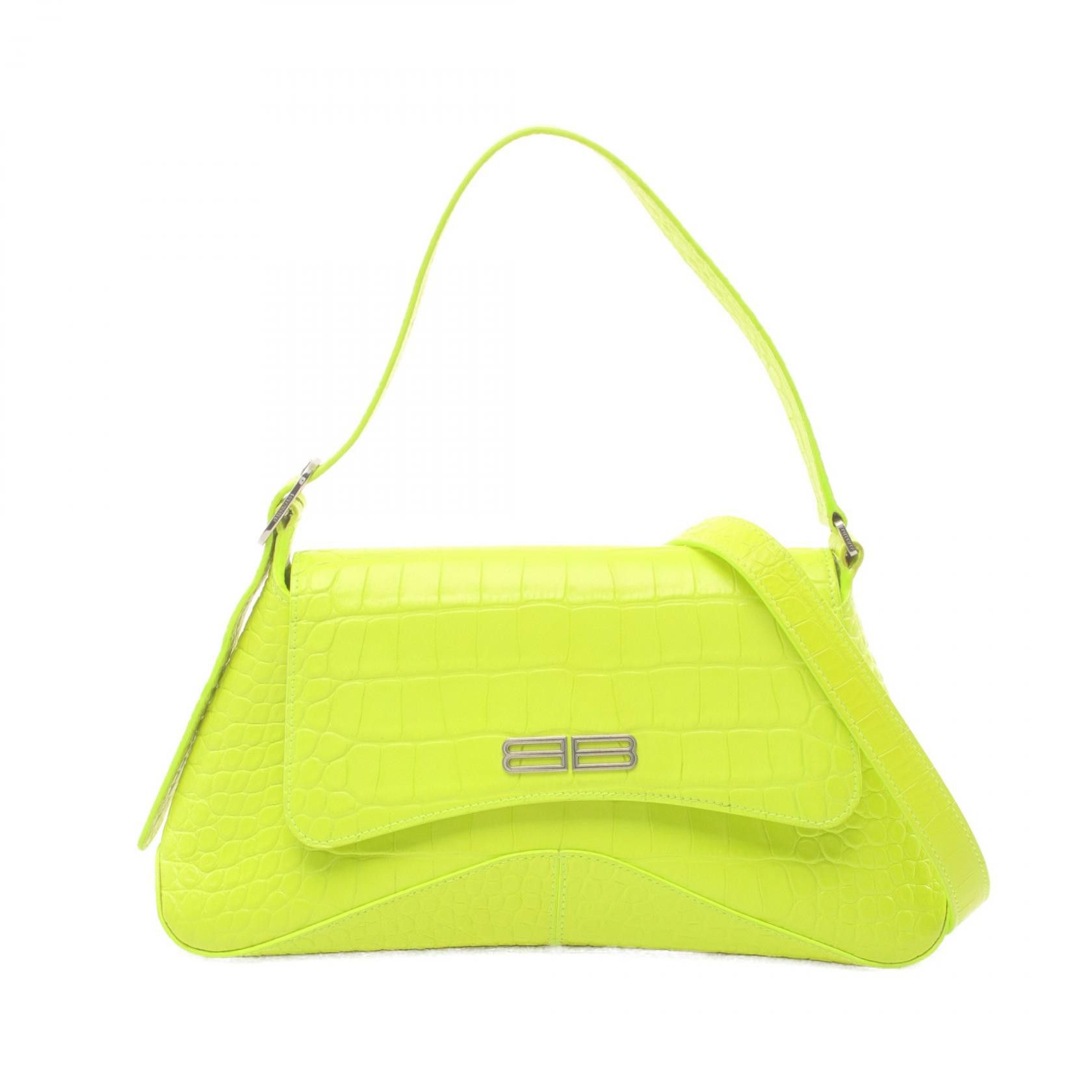 Balenciaga Balenciaga 695648 Leather Shoulder Bag Leather Shoulder Bag 695648 in Green, Women's