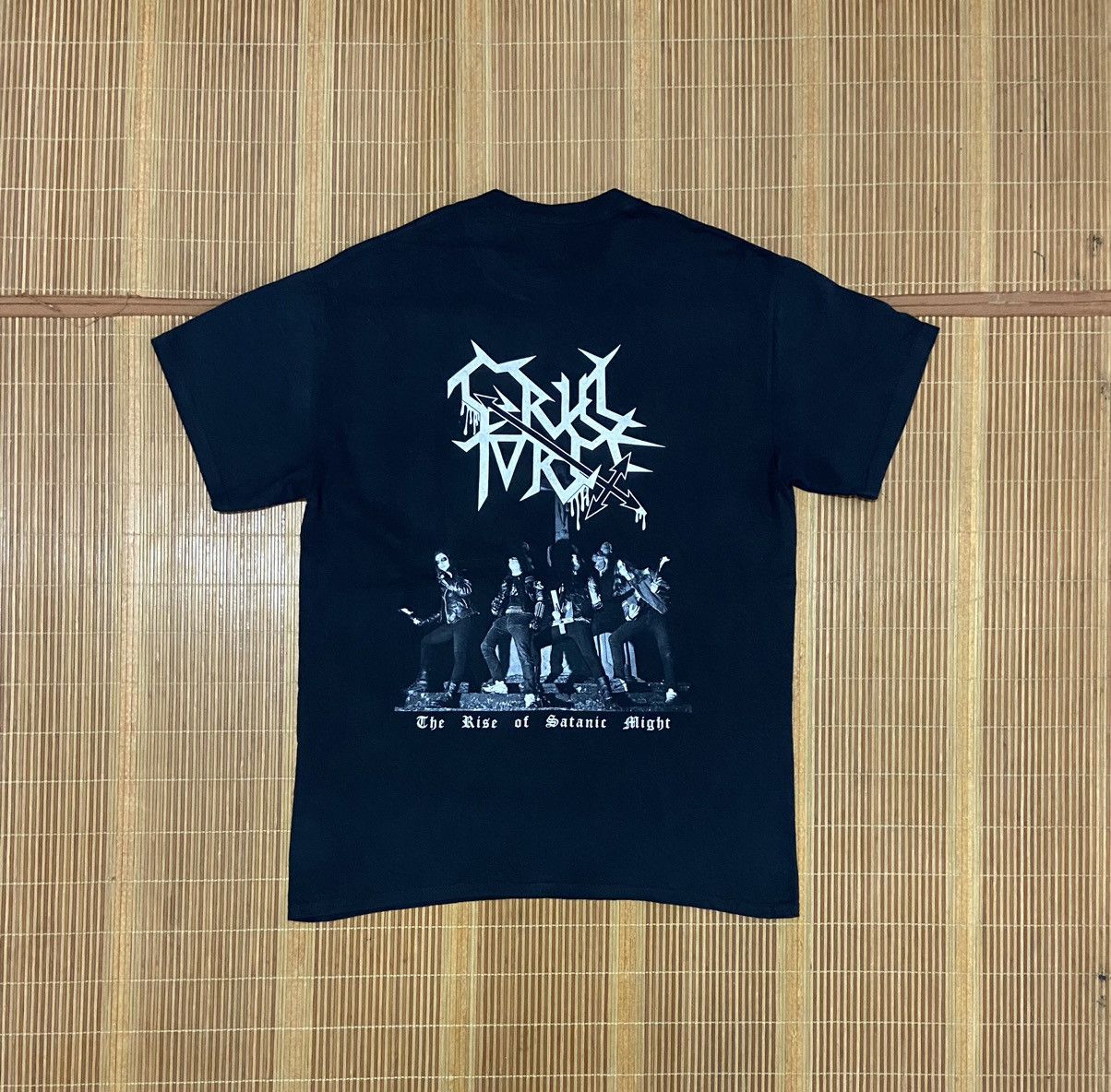 Band Tees CRUEL FORCE "The Rise Of Satanic Might" TEE Size US M / EU 48-50 / 2 - 6 Thumbnail