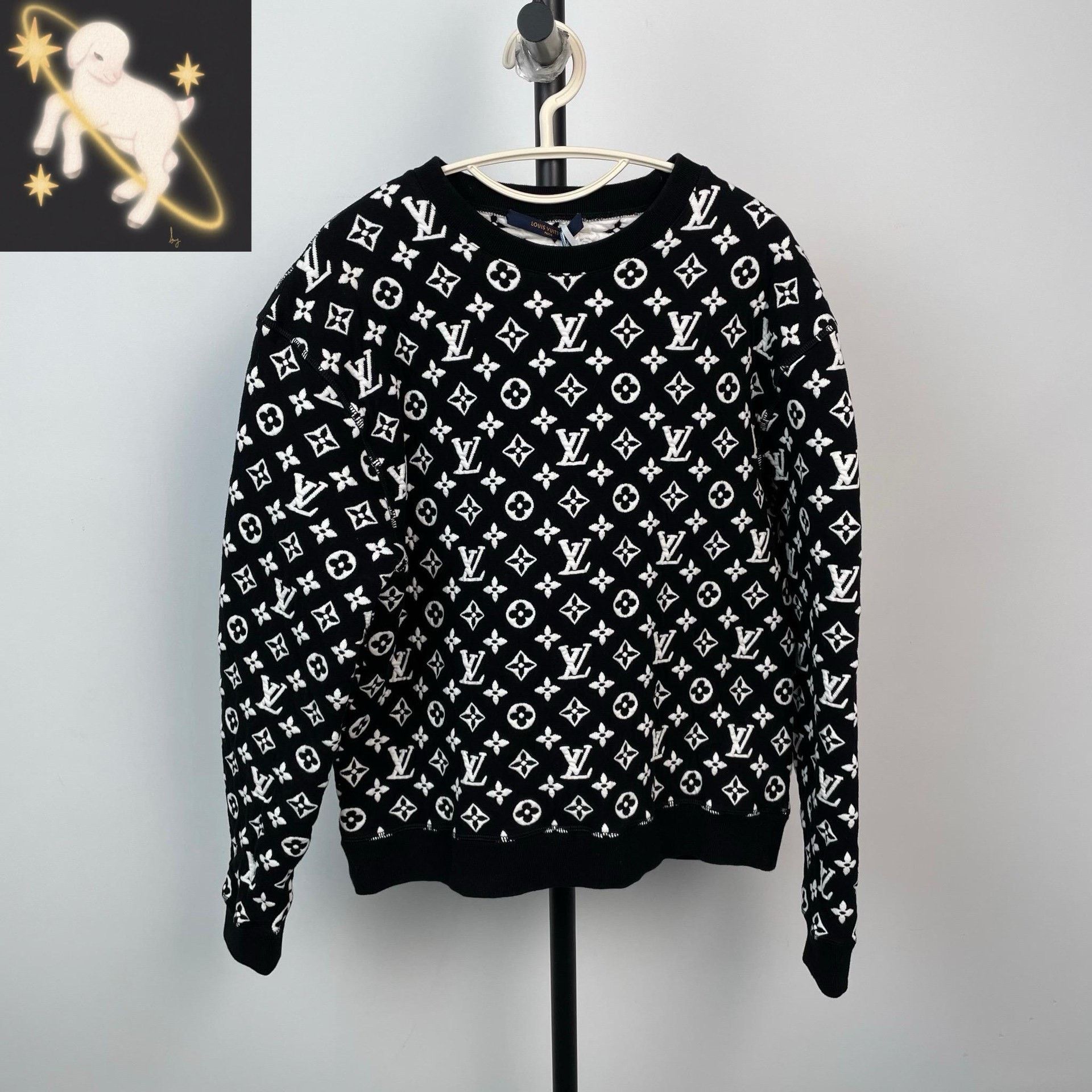 Louis Vuitton Louis Vuitton Black Hoodie XS Men Size US XS / EU 42 / 0 - 1 Thumbnail
