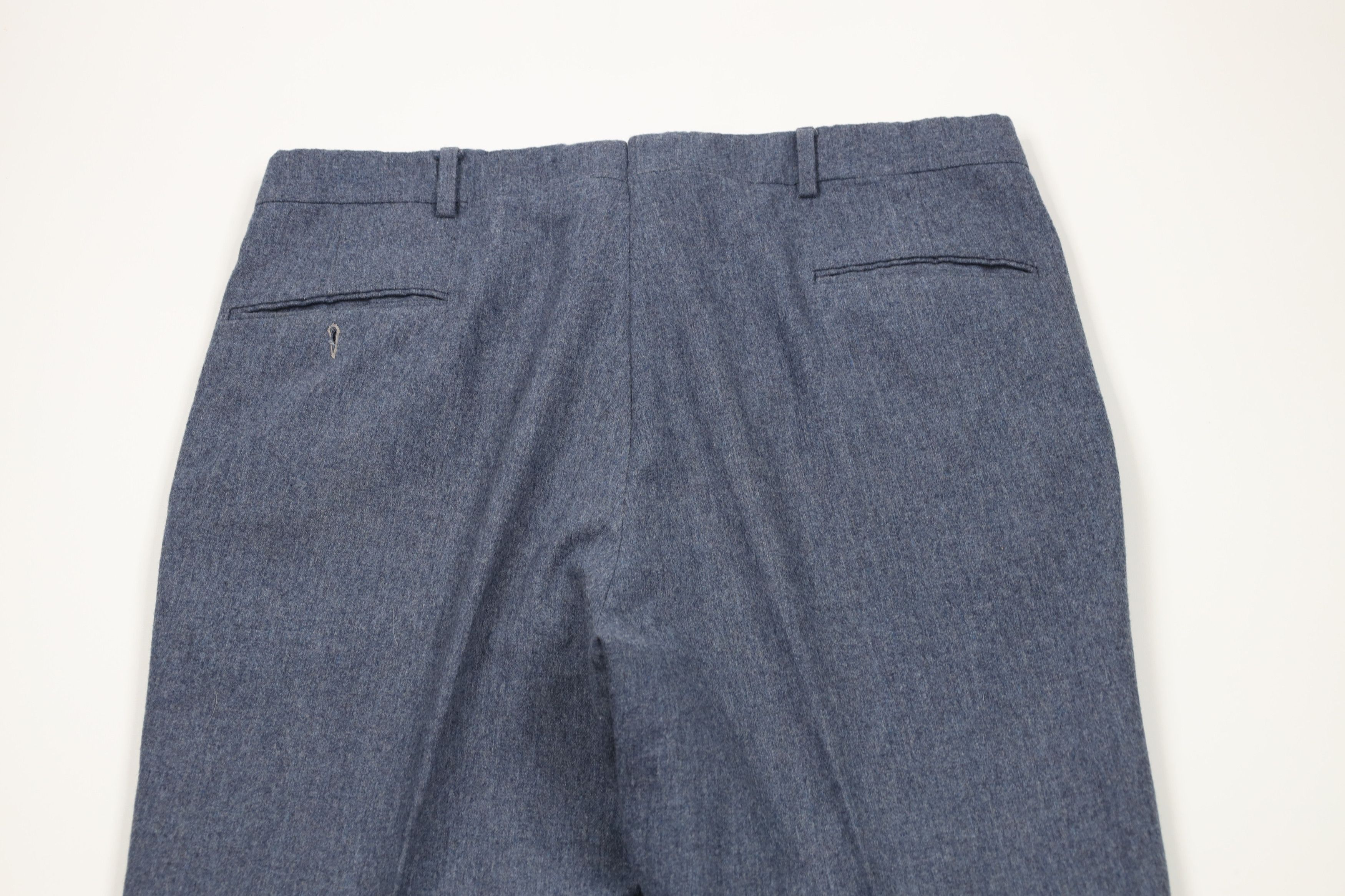 Vintage Vintage 60s 70s Streetwear Wide Leg Chino Pants Blue USA Size US 36 / EU 52 - 11 Thumbnail