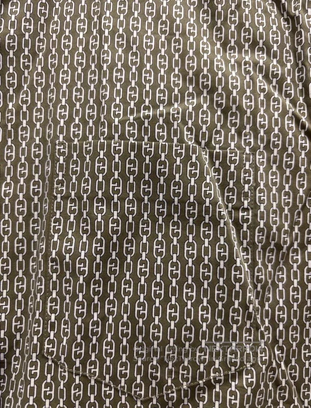 Gucci Green Short Sleeve Patterned Shirt XS. Size US XS / EU 42 / 0 - 4 Thumbnail