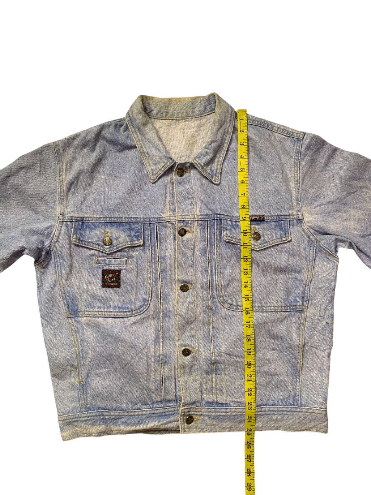Japanese Brand × Vintage Rare Design Vintage Cuttle JeansDenim Jackets Size US M / EU 48-50 / 2 - 12 Thumbnail