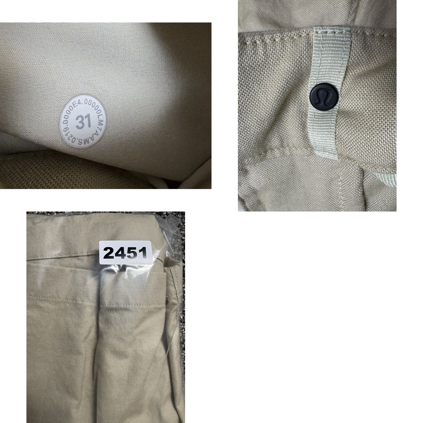 Lululemon VINTAGE: No (remove) Lululemon Commission Shorts Mens 31 Beige 10" Inseam Qwick Oxford LM7AAMS? Size US 31 - 8 Thumbnail