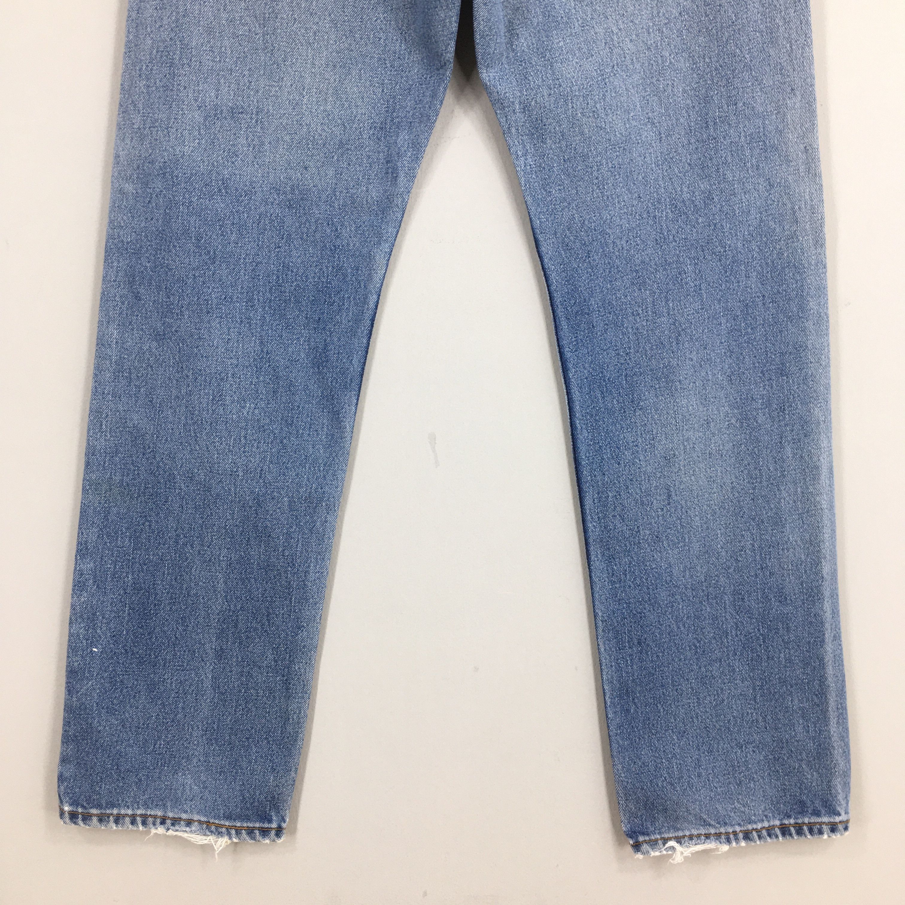 Levi's Size 30x32 Vintage 90s Levi's 505 Faded Blue Jeans S1802 Size US 30 / EU 46 - 12 Thumbnail
