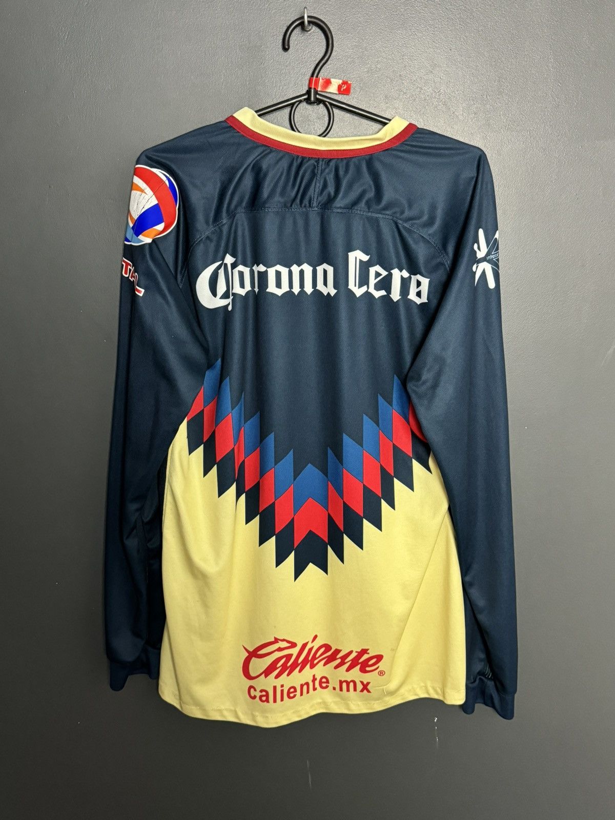 Nike Club America 17/18 Home Football Long Sleeve Jersey T-Shirt Size US M / EU 48-50 / 2 - 2 Thumbnail