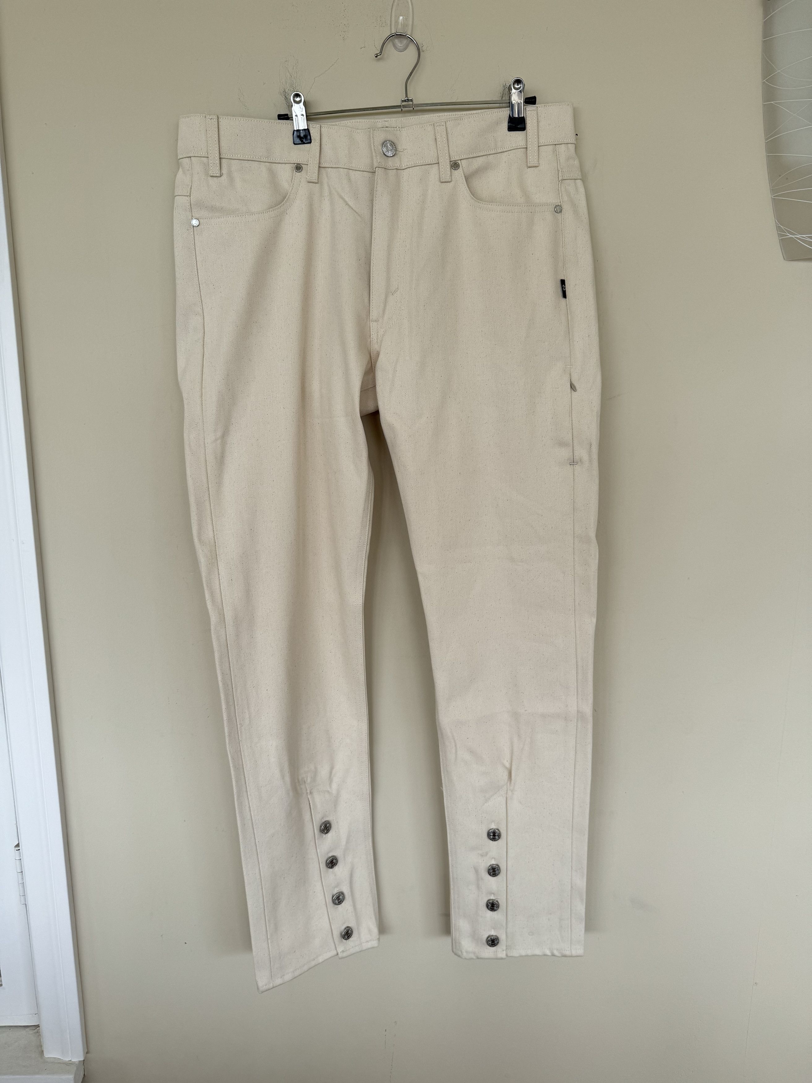 Midnight Studios Midnight Studios Beige Denim NWT Size US 34 / EU 50 - 1 Thumbnail