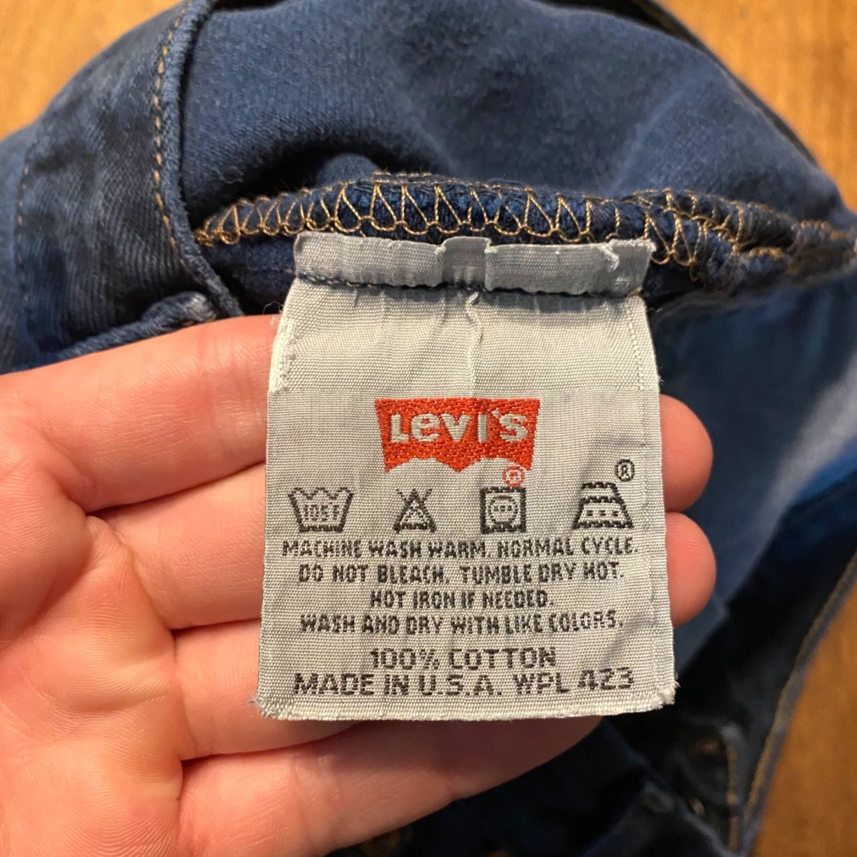 Levi's VTG Levi's 501 Jeans Mens 30x32 Blue Dark Wash Button Fly Denim Pants USA Made Size US 30 / EU 46 - 3 Thumbnail