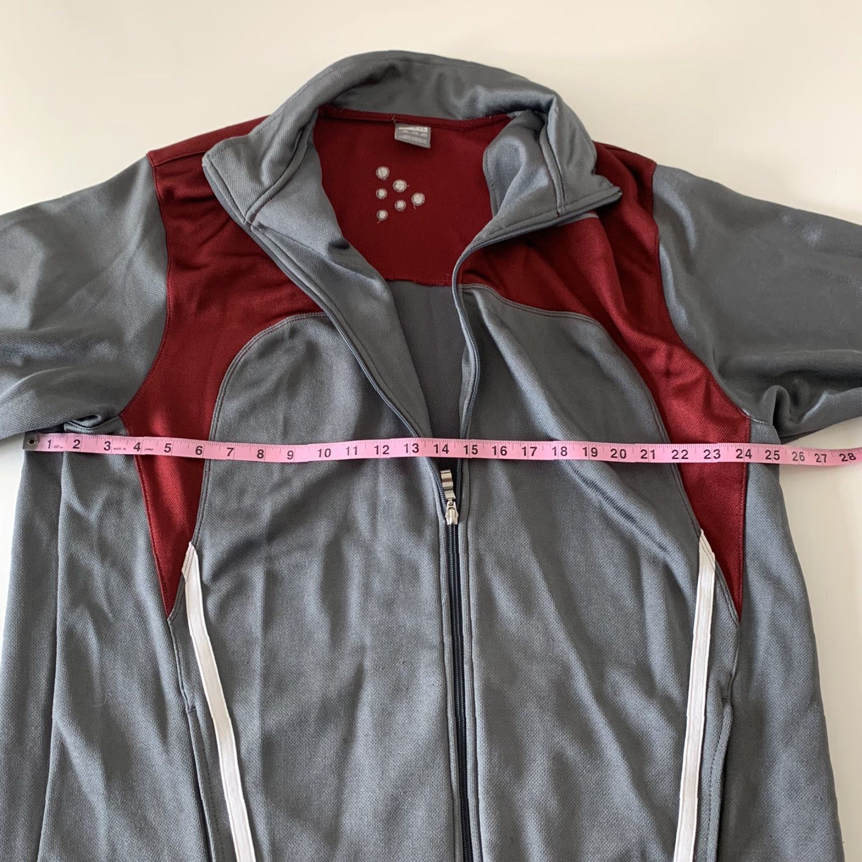 Nike VINTAGE Nike Full Zip Track Jacket Men's 2XL Gray Maroon Nike Track Jacket Mens 2XL Gray Maroon Full Zip Jacket Size US XXL / EU 58 / 5 - 6 Thumbnail