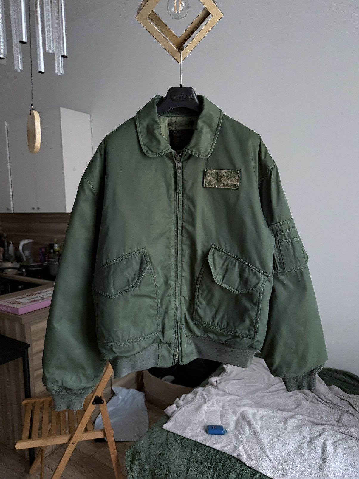 Fostex Garments Vintage Fostex Garments USA Oversize CWU45 Bomber Jacket Size US XL / EU 56 / 4 - 1 Thumbnail