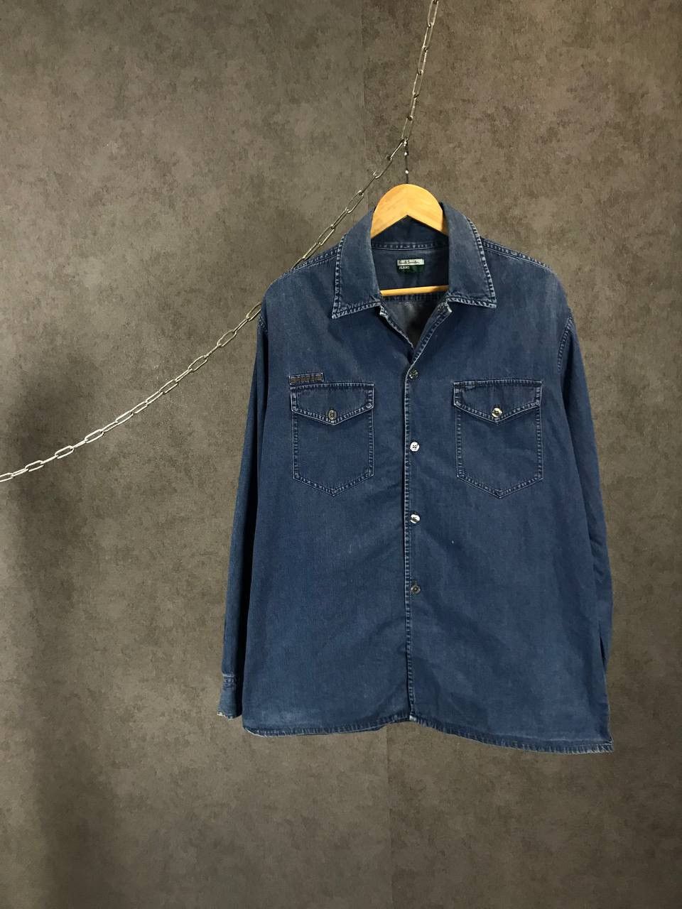 Paul Smith Paul Smith vintage designer denim shirt Size US L / EU 52-54 / 3 - 1 Thumbnail