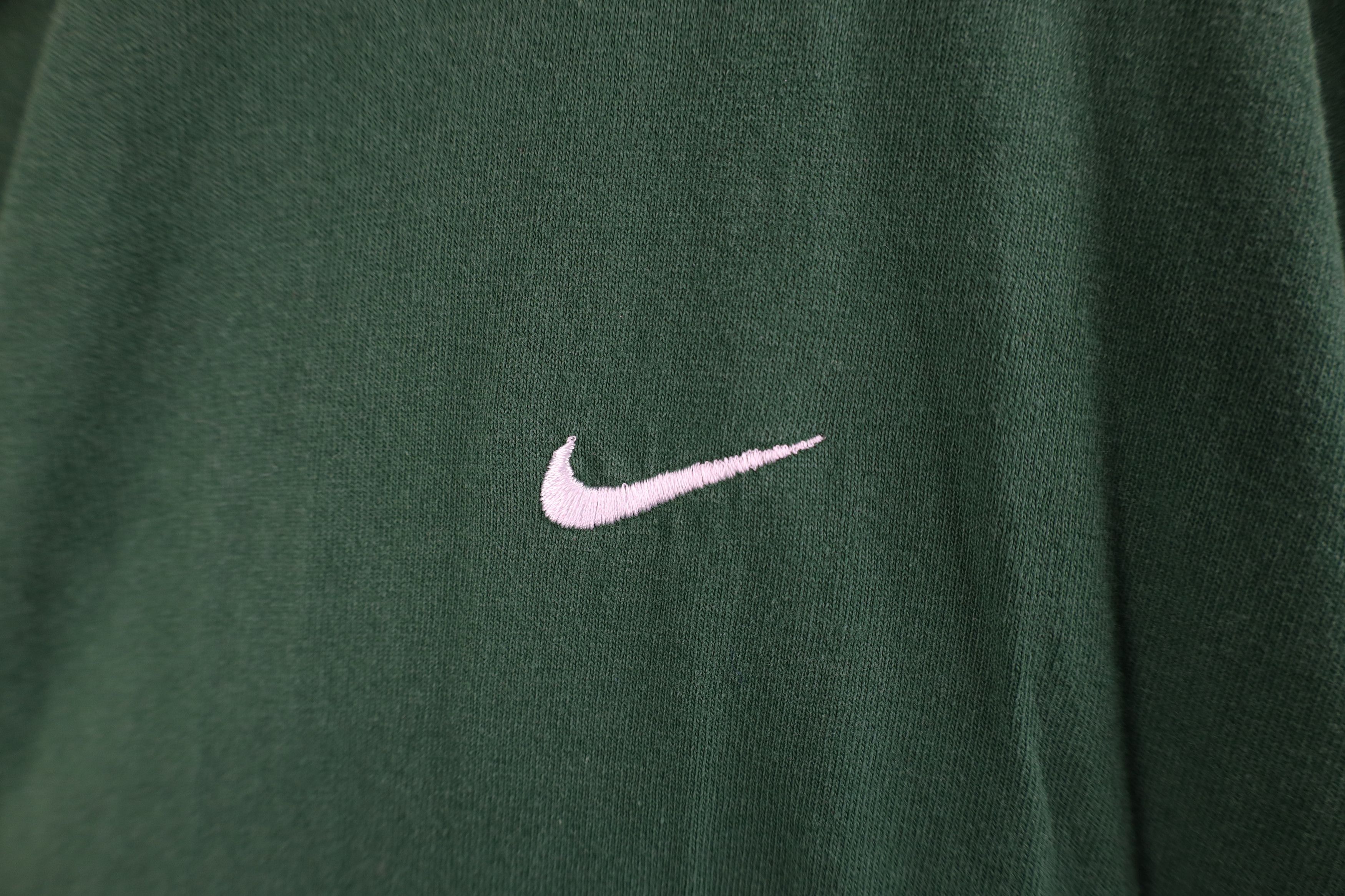 Nike × Vintage Vintage Nike Scott Mini Swoosh Long Sleeve T-Shirt Green Size US XL / EU 56 / 4 - 4 Thumbnail