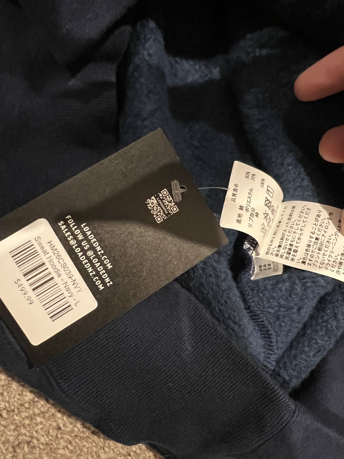 Human Made Brand new Human made swear hoodie navy Large Size US L / EU 52-54 / 3 - 5 Thumbnail