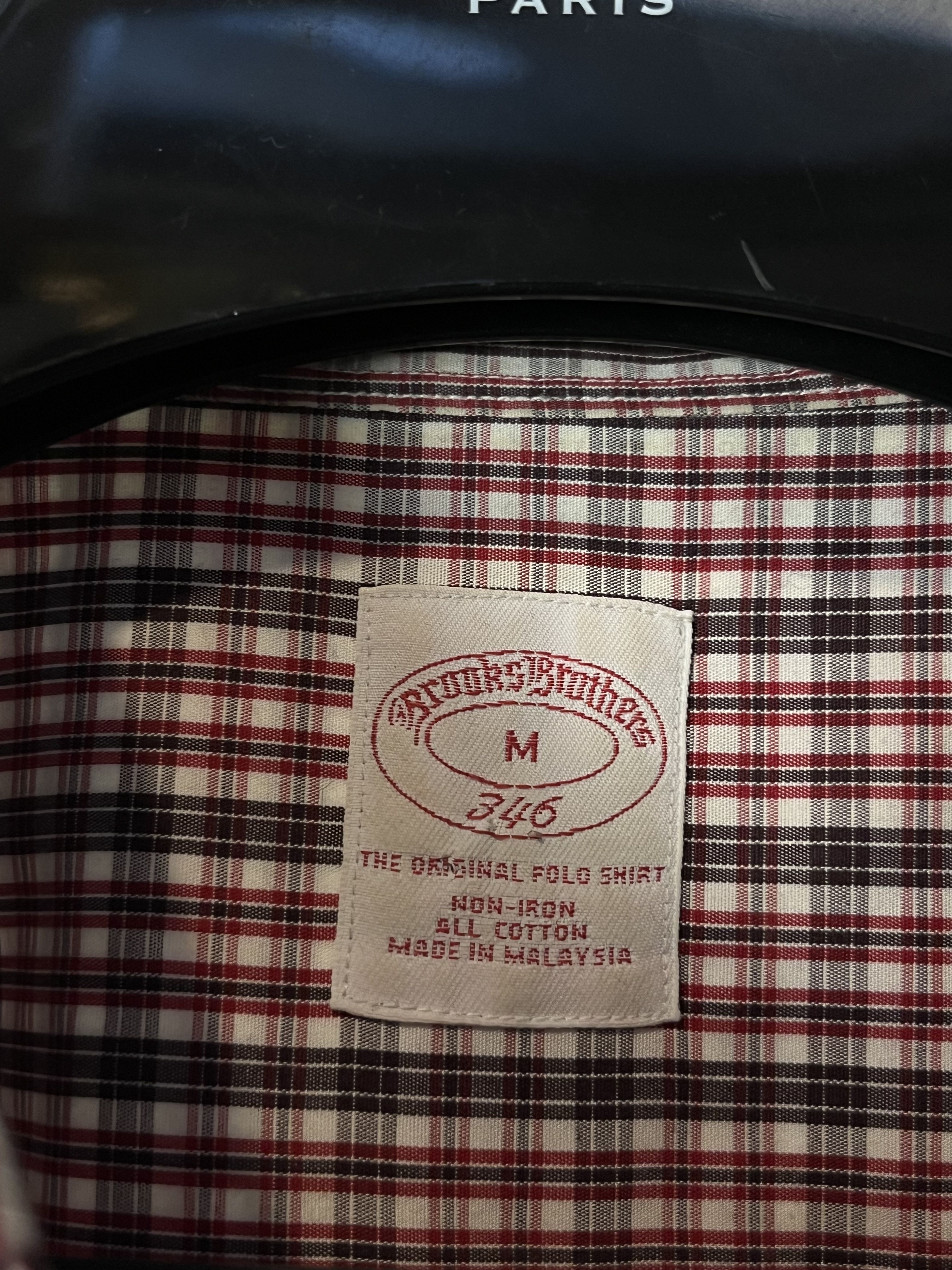Brooks Brothers × Vintage Vintage 90s Brooks Brothers Button Down Checked Cotton Shirt Size US M / EU 48-50 / 2 - 4 Thumbnail