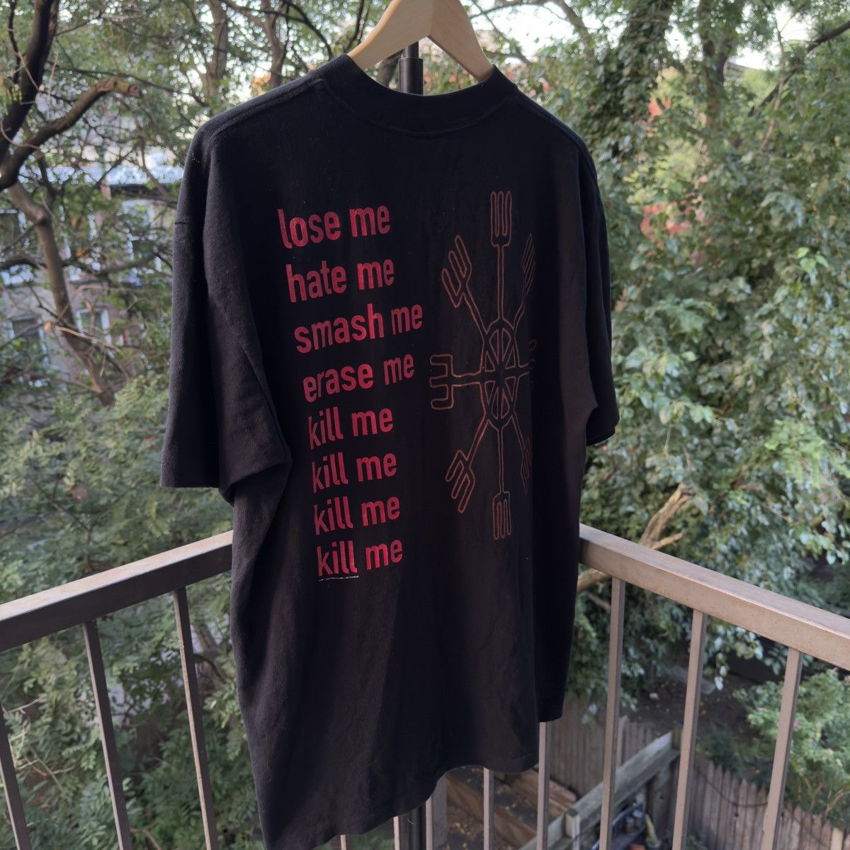 Band Tees 1995 Nine Inch Nails Eraser Band Tee Shirt ERD Grunge Chrome Size US XL / EU 56 / 4 - 5 Thumbnail