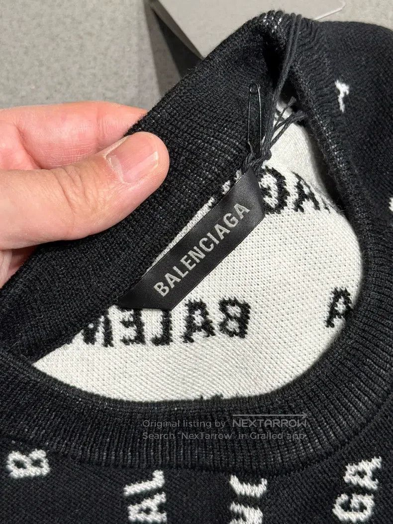Balenciaga Balenciaga Women's Woolen Sweater Hoodie Size M / US 6-8 / IT 42-44 - 3 Thumbnail
