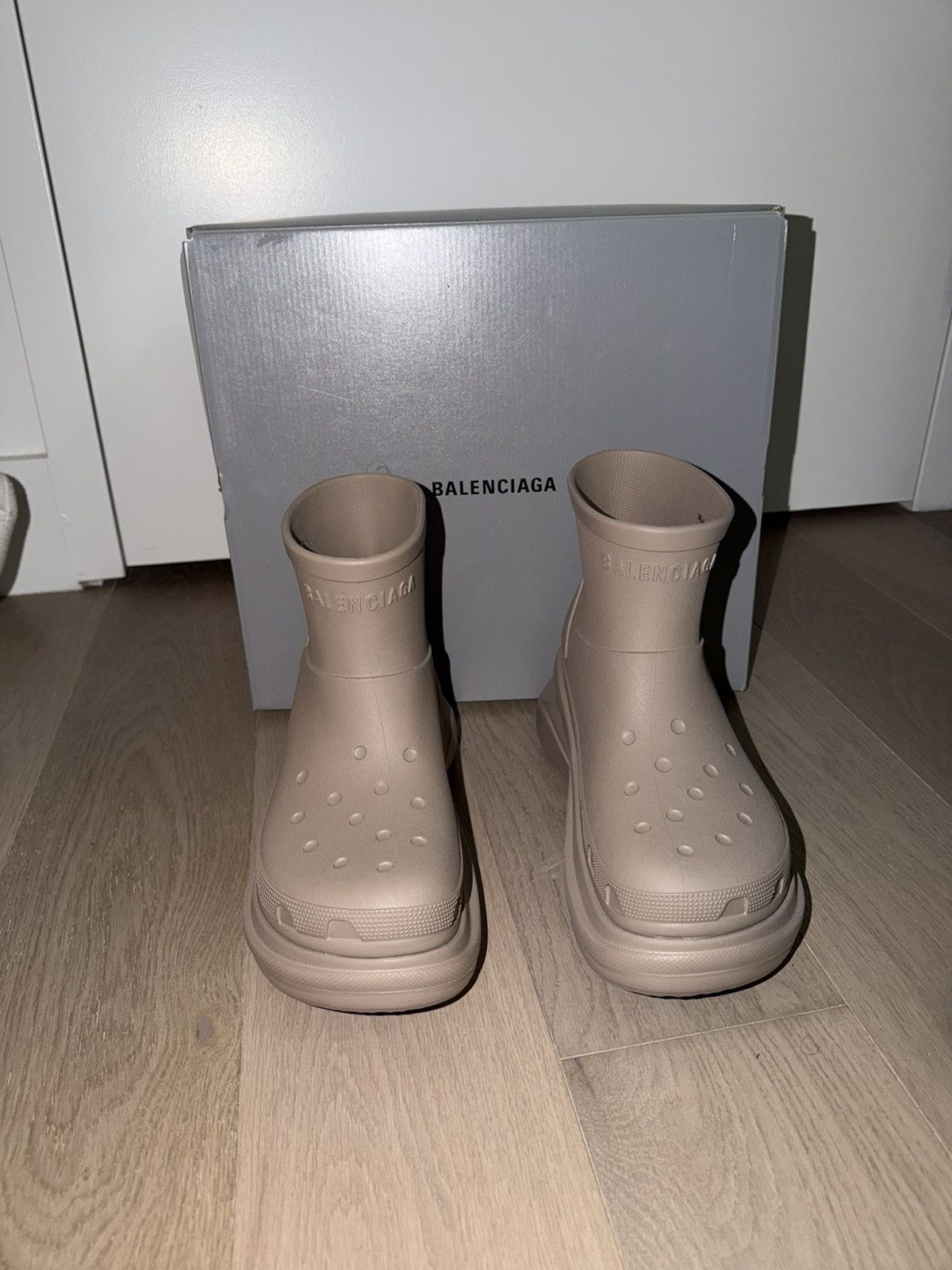 Balenciaga × Crocs Balenciaga Croc Booties Size US 9 / EU 42 - 1 Thumbnail