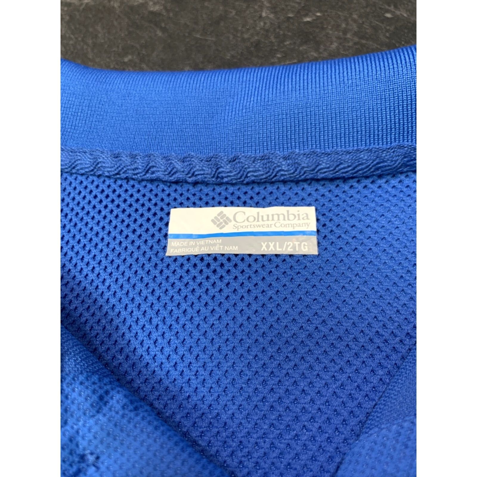 Vintage VINTAGE Columbia PFG Men’s Short Sleeve Polo Shirt 2XL Blue Fishing Sweat Activated Cooling Men Size US XXL / EU 58 / 5 - 4 Thumbnail