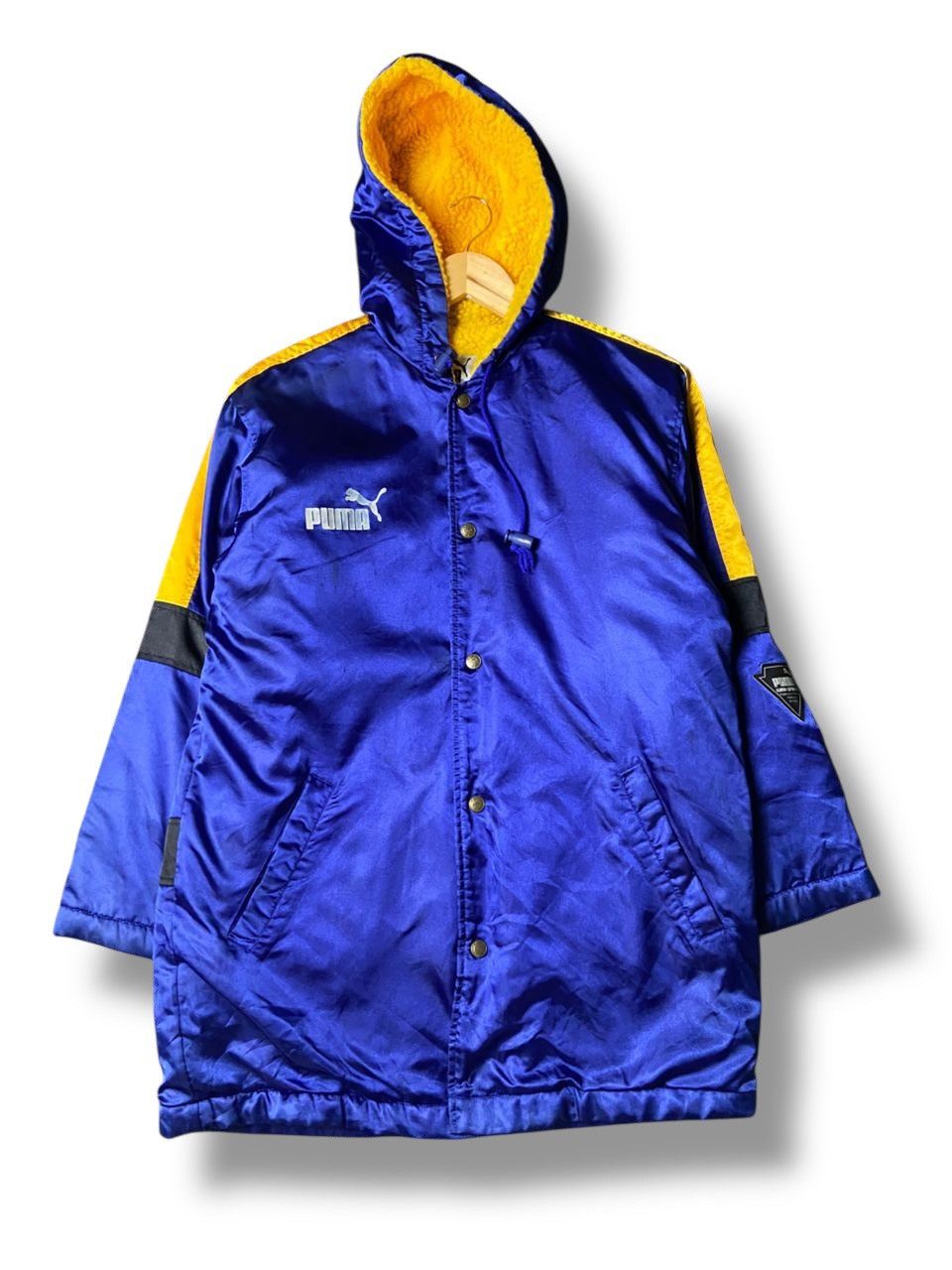 Puma Vintage PUMA Nylon Hooded Jacket (157) Size US S / EU 44-46 / 1 - 1 Thumbnail