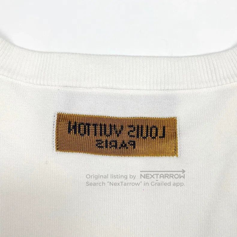 Louis Vuitton Louis Vuitton White Phantom Letter Knit Short Sleeve Size US M / EU 48-50 / 2 - 4 Thumbnail