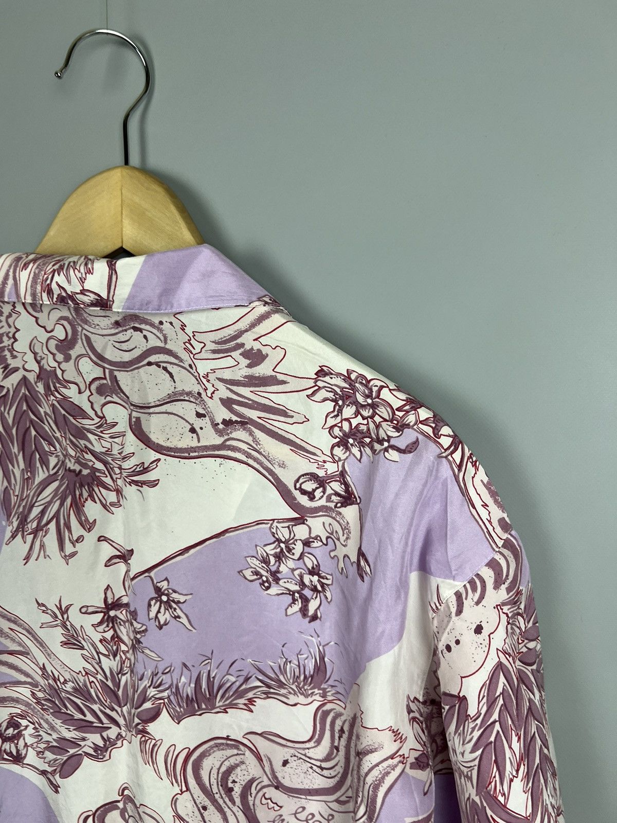 Quiksilver Quicksilver Hawaiian silk shirt button up floral print Rare Size US L / EU 52-54 / 3 - 11 Thumbnail