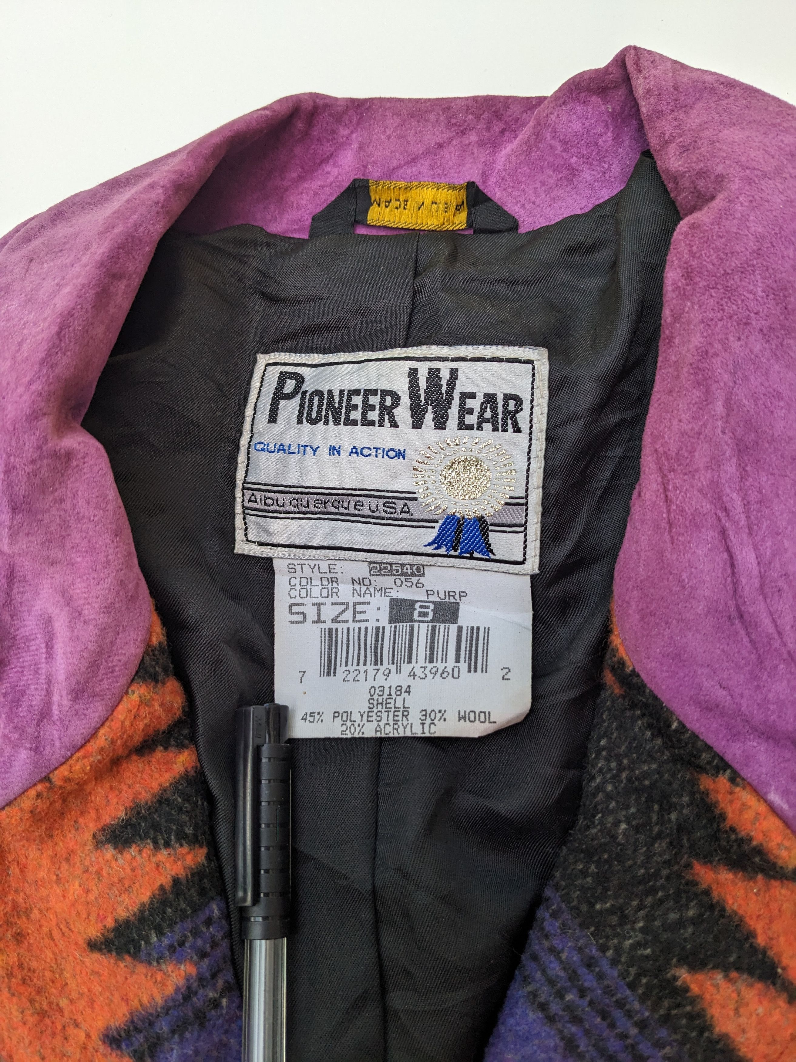Native × Vintage Vintage 70s Pioneer Wear native navajo leather jacket Size S / US 4 / IT 40 - 6 Thumbnail