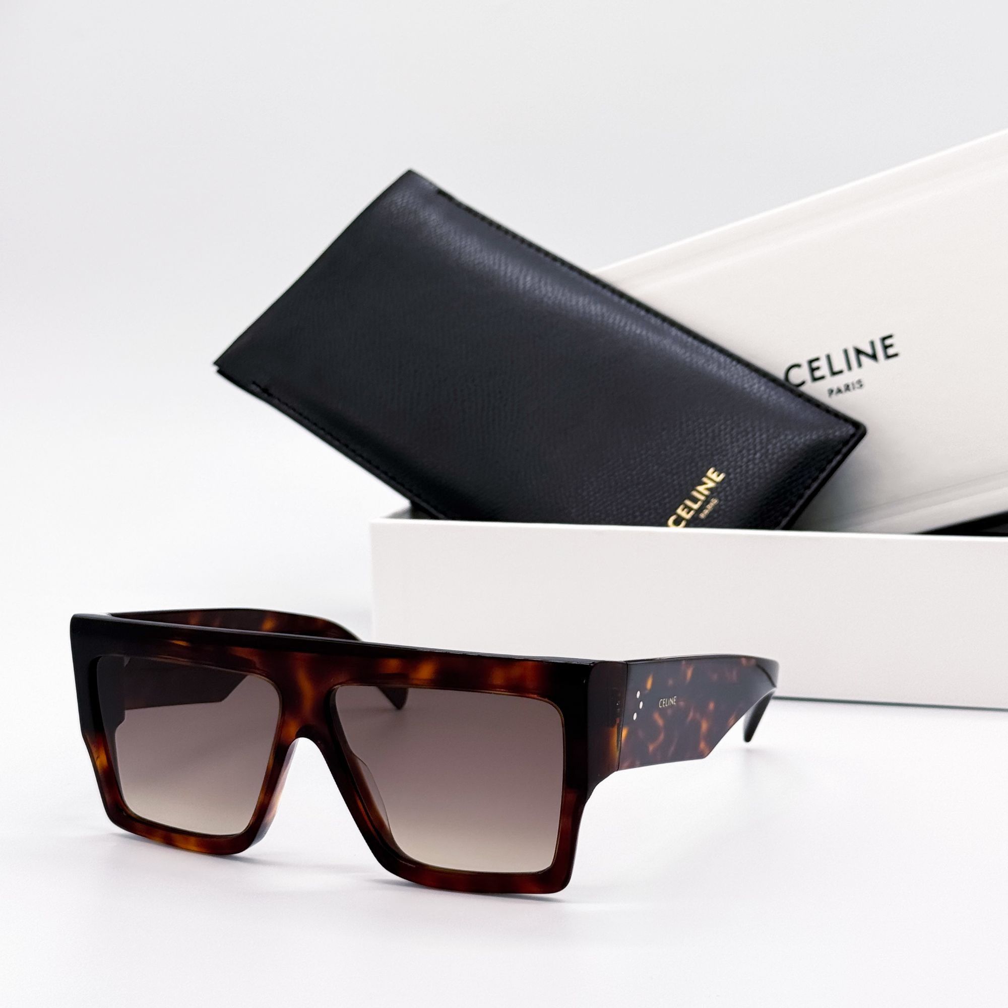 NEW CELINE SUNGLASSES CL40092I 52F HAVANA WOMEN EYEWEAR