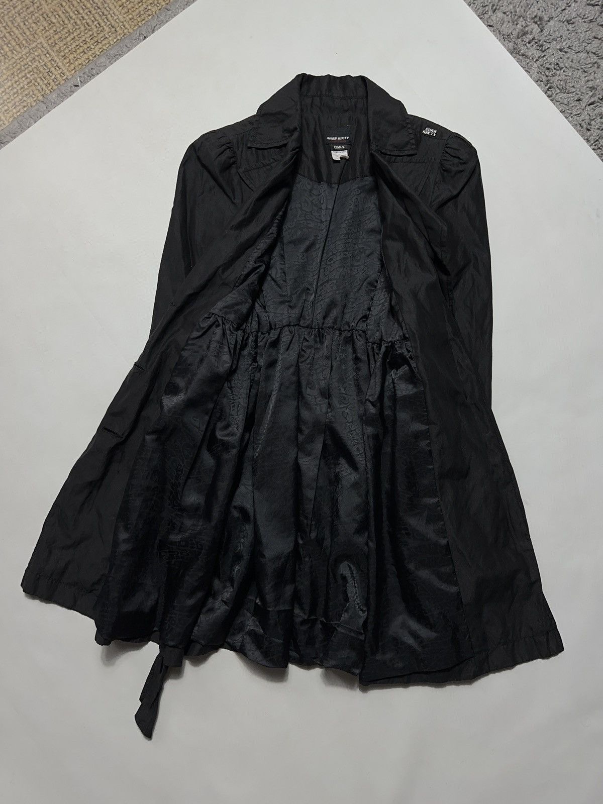 Miss Sixty Miss Sixty Vintage Y2K Trench Coat Size XS / US 0-2 / IT 36-38 - 3 Thumbnail