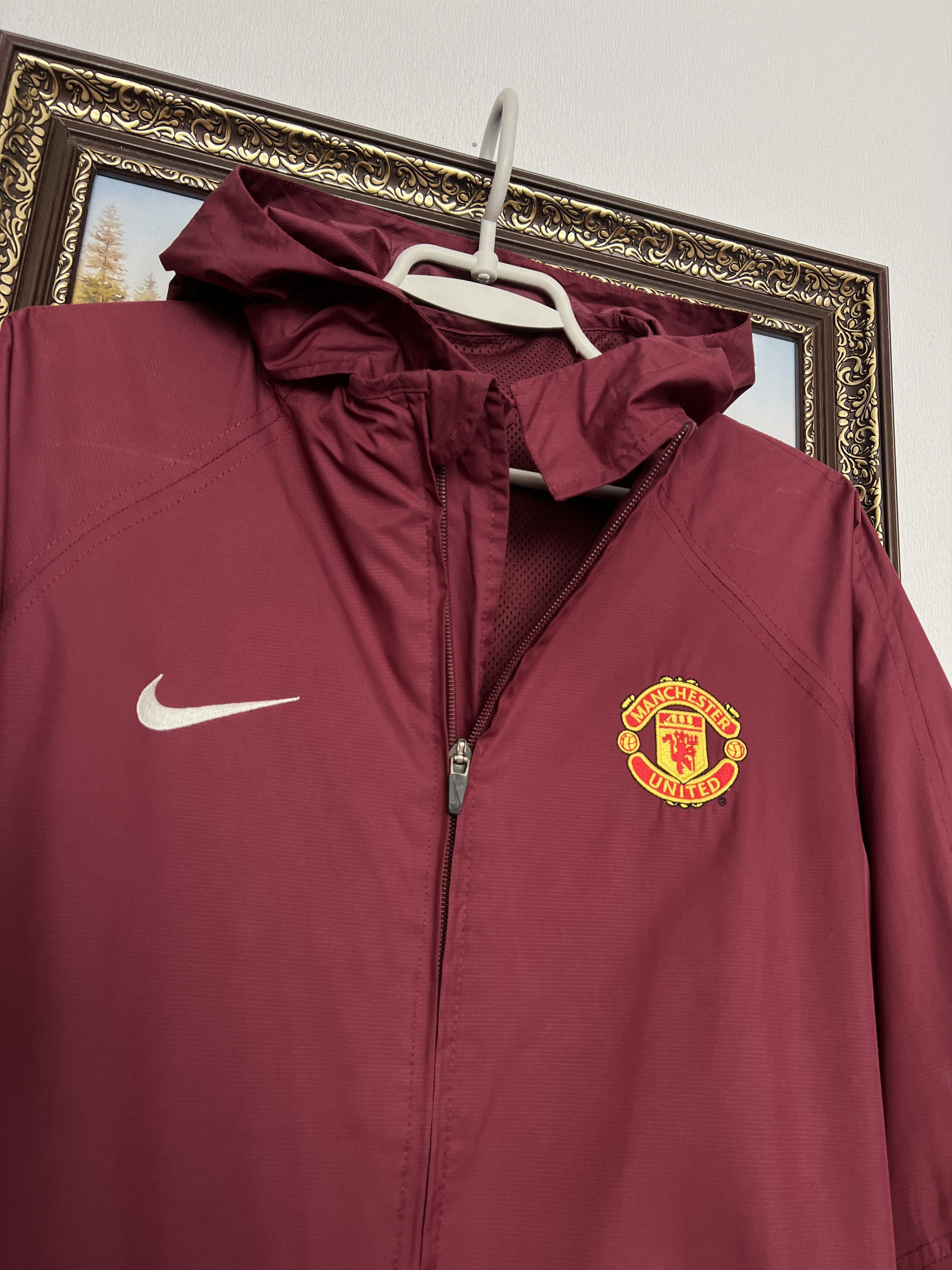 Nike Manchester United Hooded Jacket Windbreaker Track Top Size US M / EU 48-50 / 2 - 3 Thumbnail