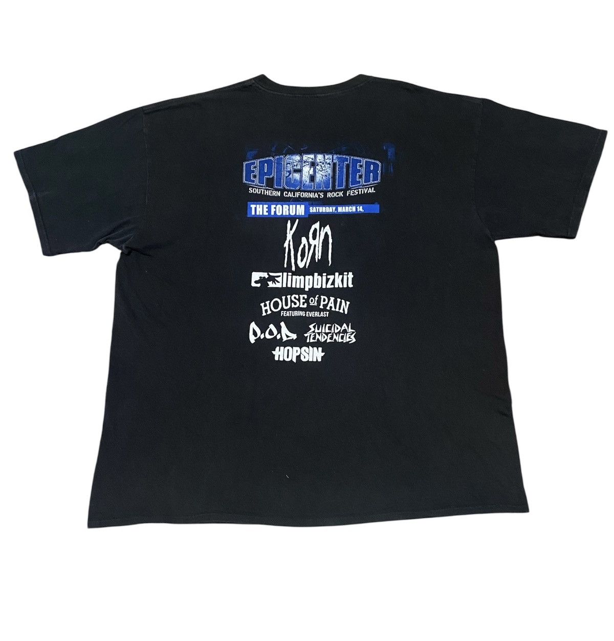 Band Tees Korn Limp Bizkit Epicenter SoCal Rock Music Festival T Shirt Size US XL / EU 56 / 4 - 3 Thumbnail