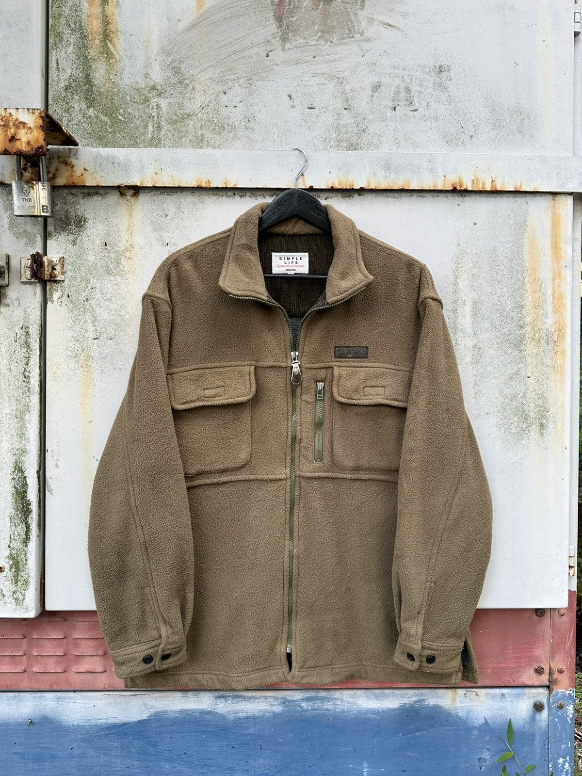RENOWN 👹Simple Life By Renown Fleece Utility Jacket Size US L / EU 52-54 / 3 - 3 Thumbnail