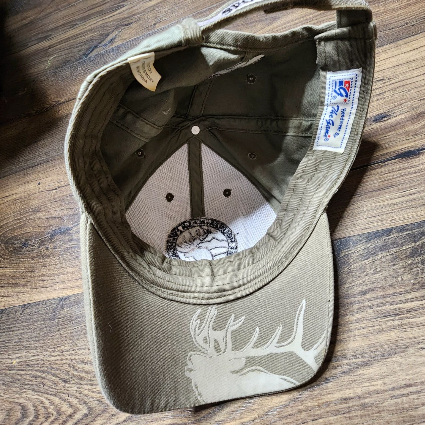 Vintage VINTAGE The Game Rocky Mountain Elk Foundation Hat Baseball Cap Adjustable Strapback Green Cotton Twill Men Outdoors 90s? Size ONE SIZE - 5 Thumbnail