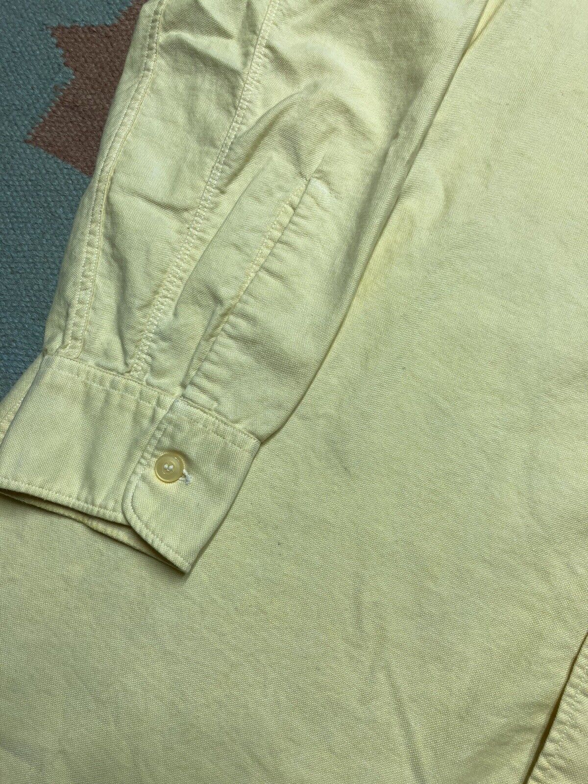 Vintage 40s Oxford shirt six button gussets yorke sanforized 15 1/2 Size US L / EU 52-54 / 3 - 3 Thumbnail