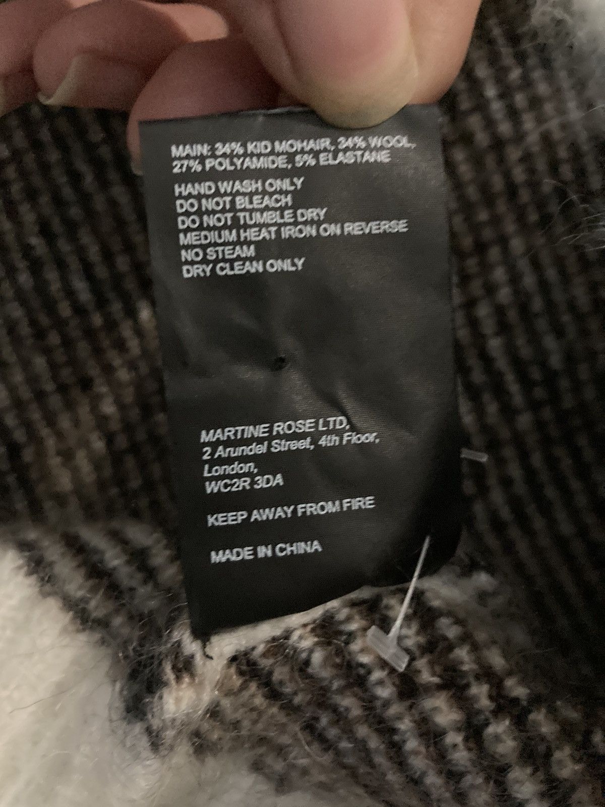 Martine Rose New FW23 Martine Rose Brushed Mohair Fair Isle Cardigan 2023 Size US M / EU 48-50 / 2 - 7 Thumbnail