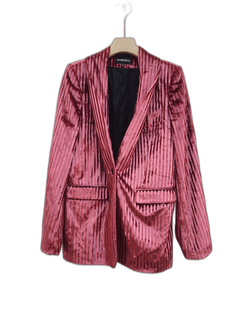 Ann Demeulemeester Velvet Blazer Jacket for Women Size M / US 6-8 / IT 42-44 - 1 Thumbnail