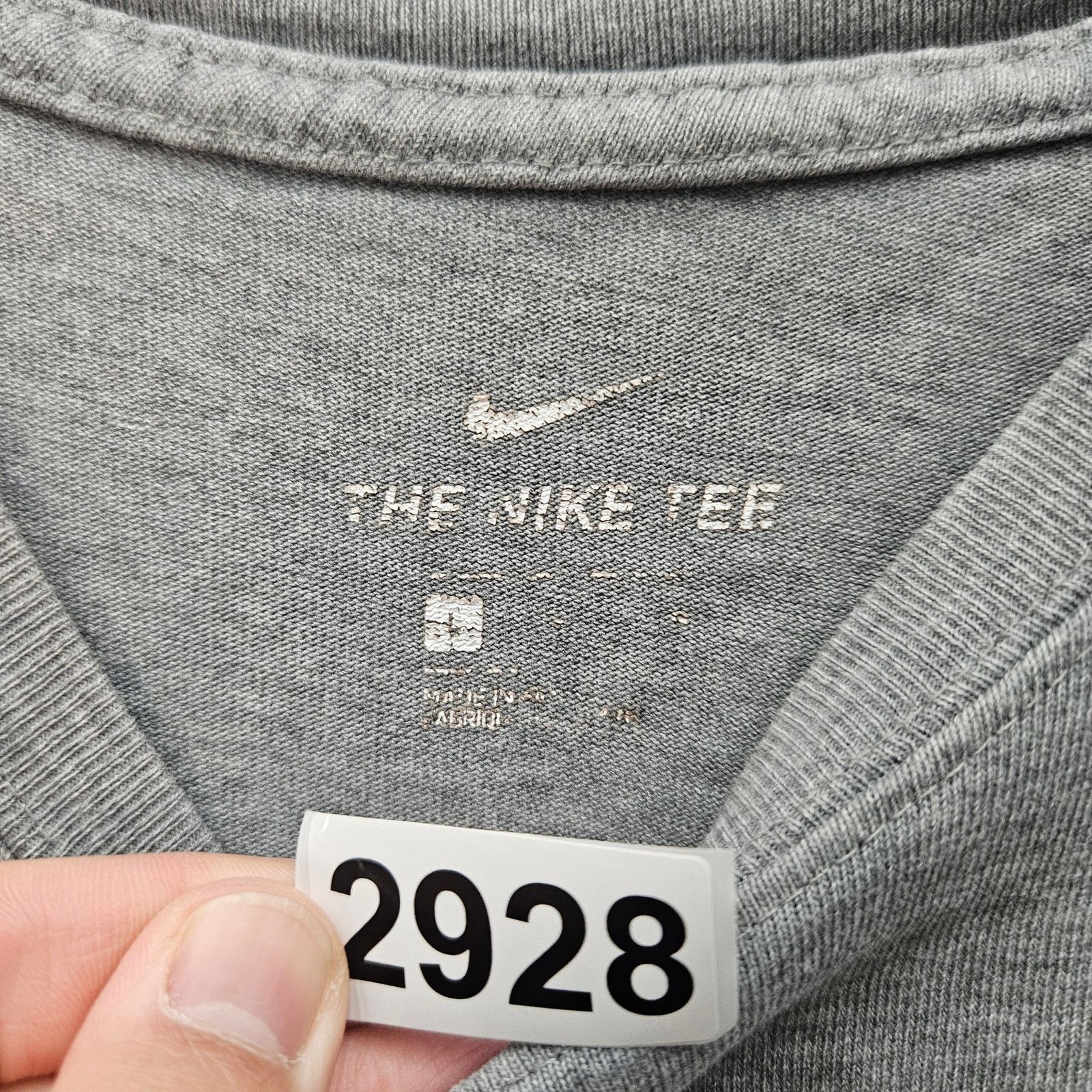 Nike NIKE WOMEN'S LARGE TALL HEATHER GREY T SHIRT Size L / US 10 / IT 46 - 5 Thumbnail