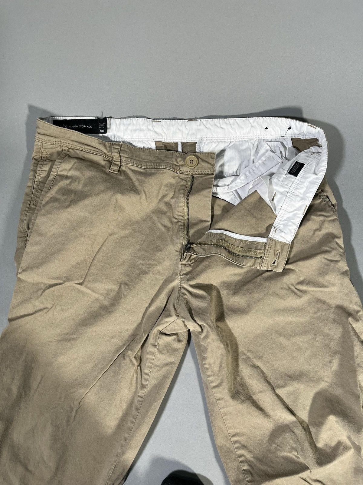 Armani × Armani Exchange Tan Armani Exchange Khaki Pants Size US 38 / EU 54 - 3 Thumbnail