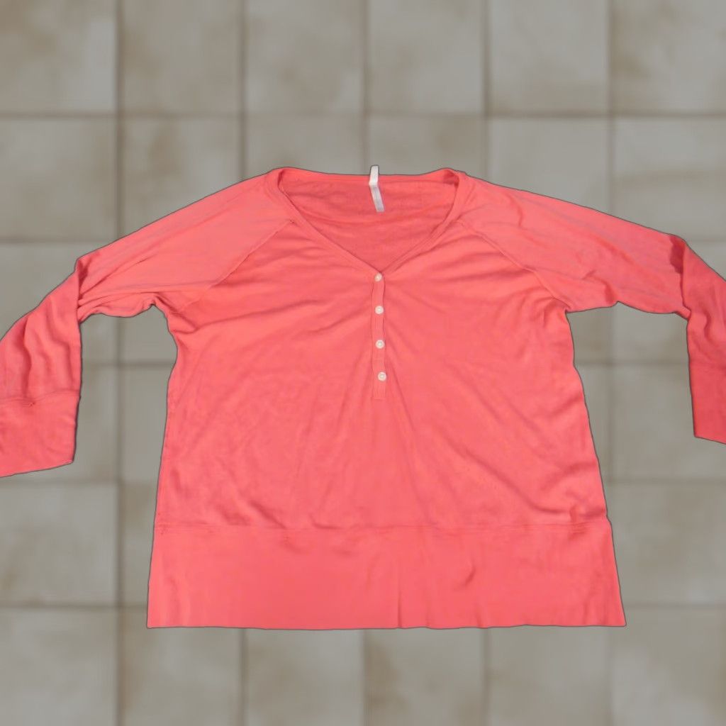 Old Navy Old Navy Pajama Top Womens 2X Plus Pink Cami Long Sleeve Rayon Solid Beach 90s Idle Womens Size XXL / US 16-18 / IT 52-54 - 1 Thumbnail