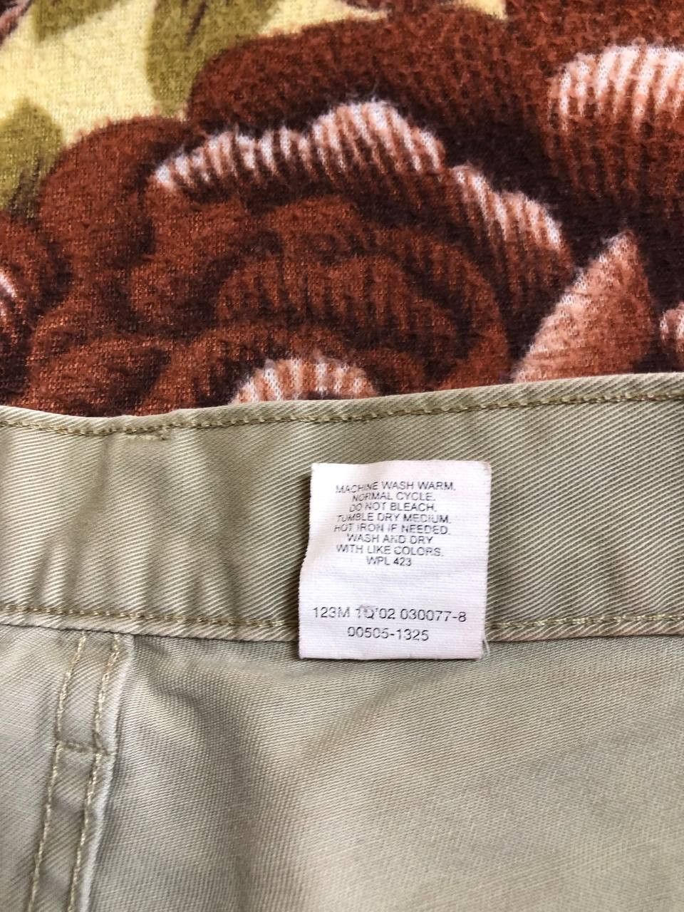 Levi's Levis 505 Jeans Beige Relaxed Straight Denim Pants Casual Size US 34 / EU 50 - 3 Thumbnail