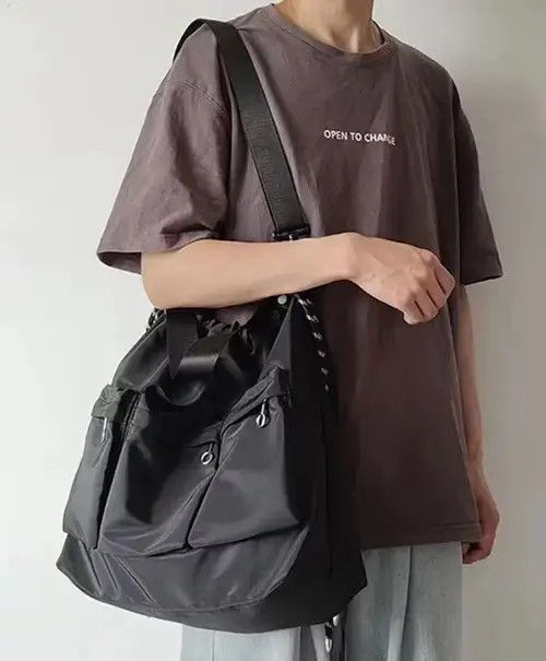 Japanese Brand Fashion hip hop large bucket bag shoulder bag Size ONE SIZE - 3 Thumbnail