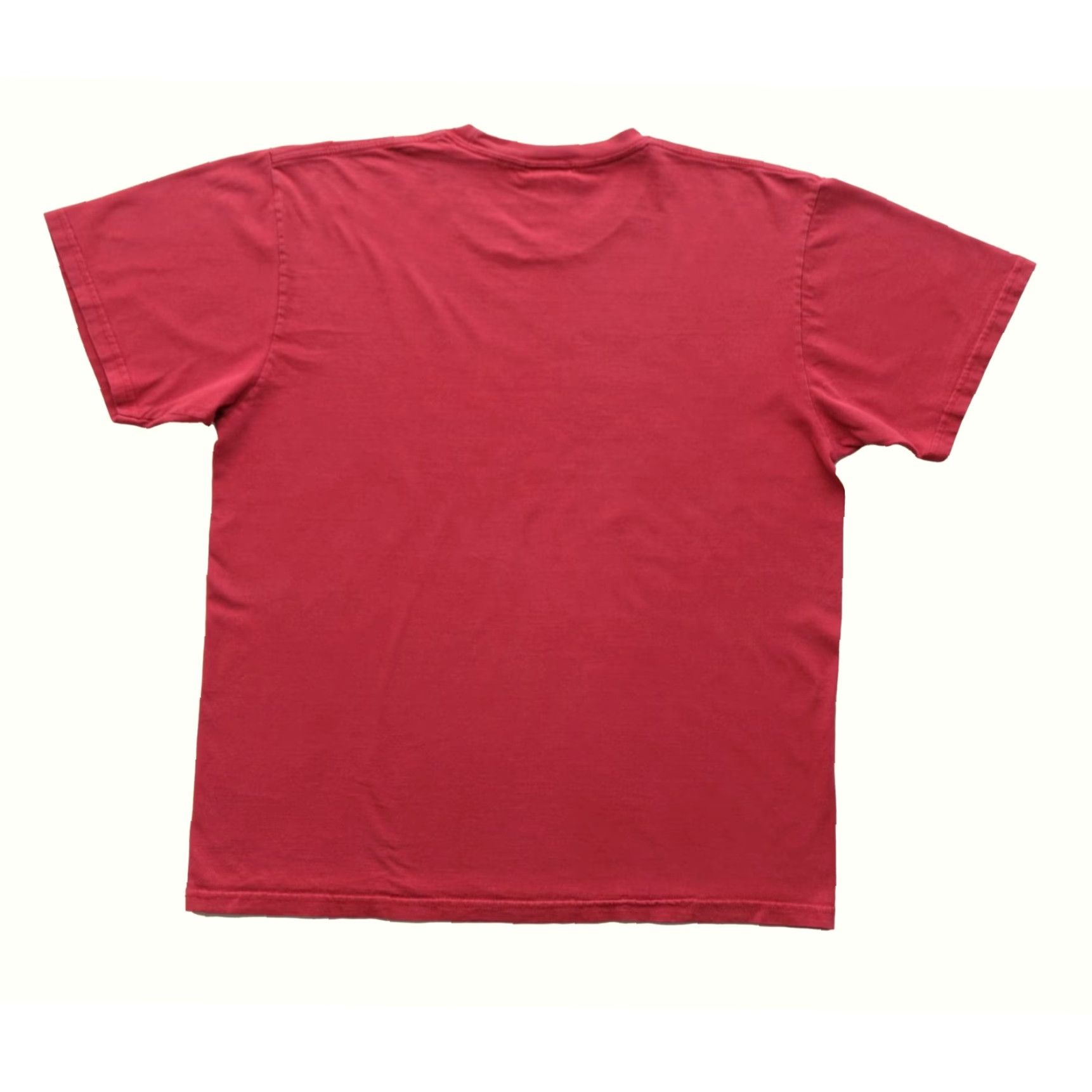Nike VINTAGE Nike Football Y2K 90s Mens Crew Neck T-Shirt SZ L Red Cotton Short Sleeve Size L Men Sportswear Shirt 90s Retro USA Mens Size US L / EU 52-54 / 3 - 3 Thumbnail