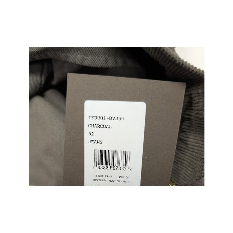 Tom Ford o1rshd1 Slim Fit Denim Jeans in Charcoal Size US 32 / EU 48 - 23 Thumbnail