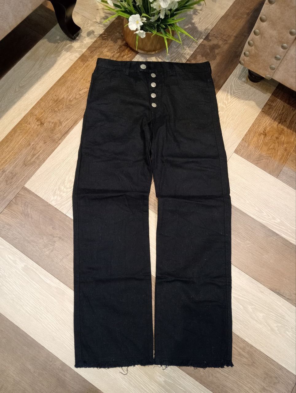 RARE JEAN PAUL GAULTIER BLACK JEANS - SIZE 48