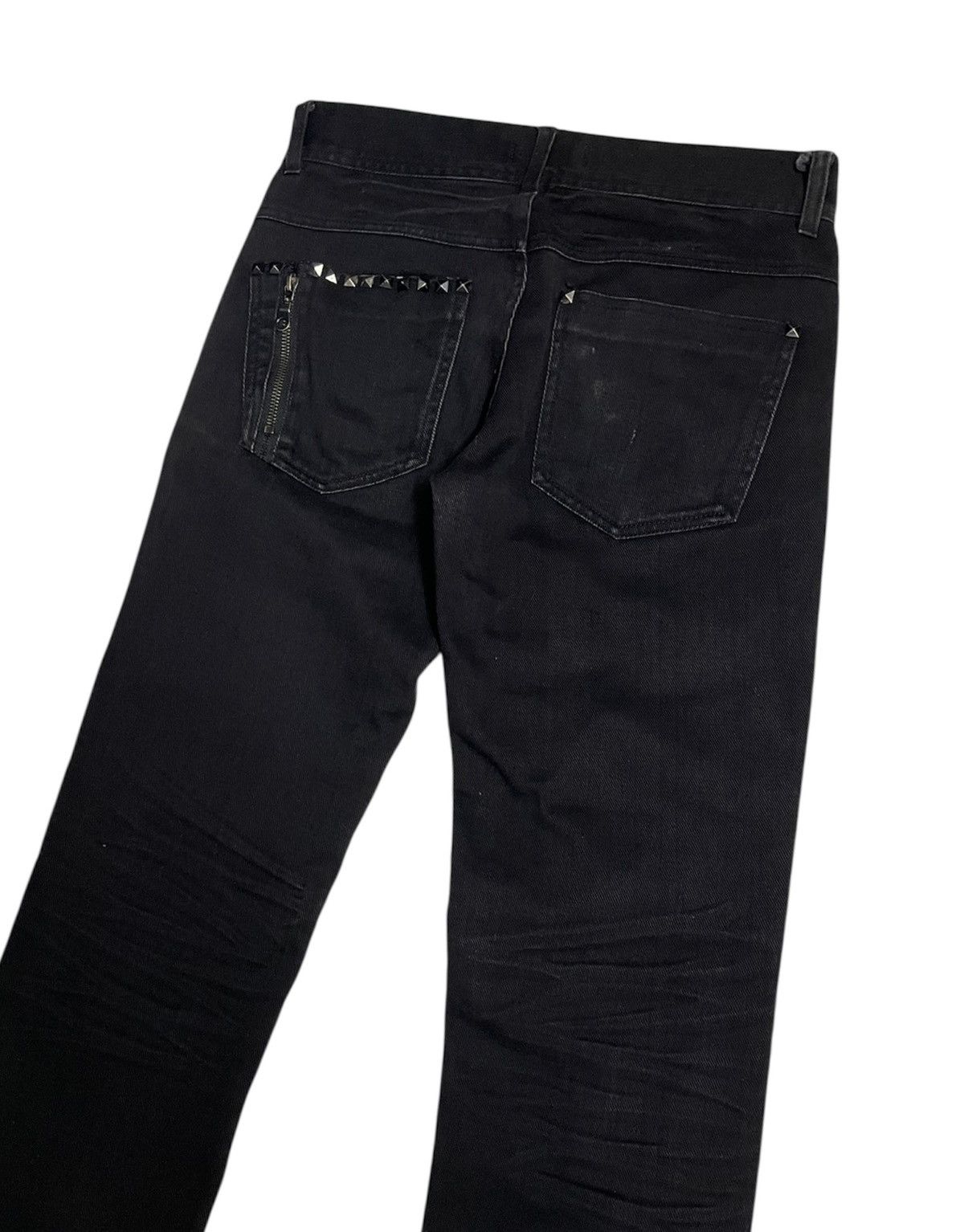 If Six Was Nine THEBLACKGENE Japan Studded Distressed Jeans Size US 29 - 7 Thumbnail
