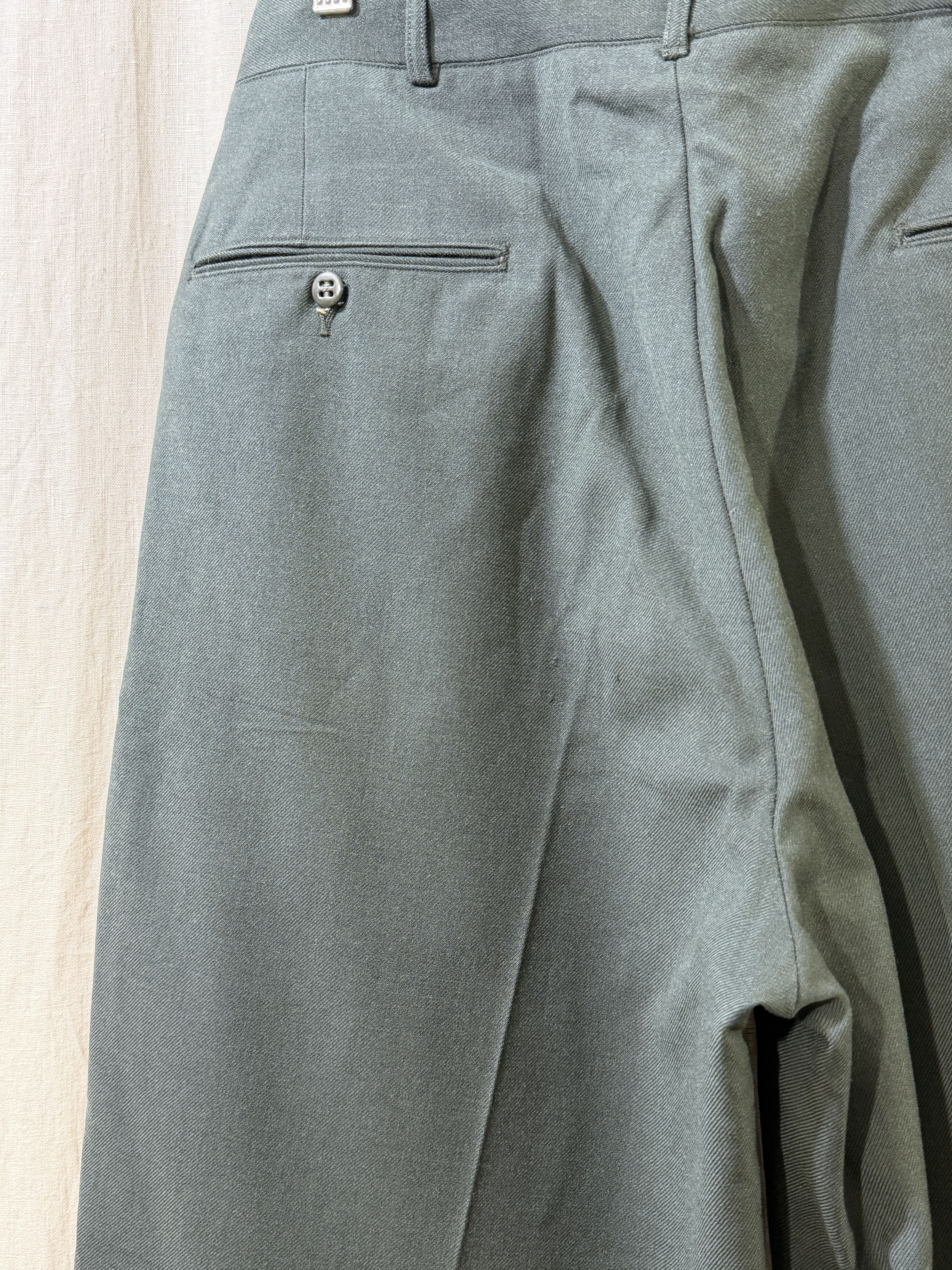 Vintage 1950s Military Wool Trousers Post-Korean War Size US 30 / EU 46 - 13 Thumbnail